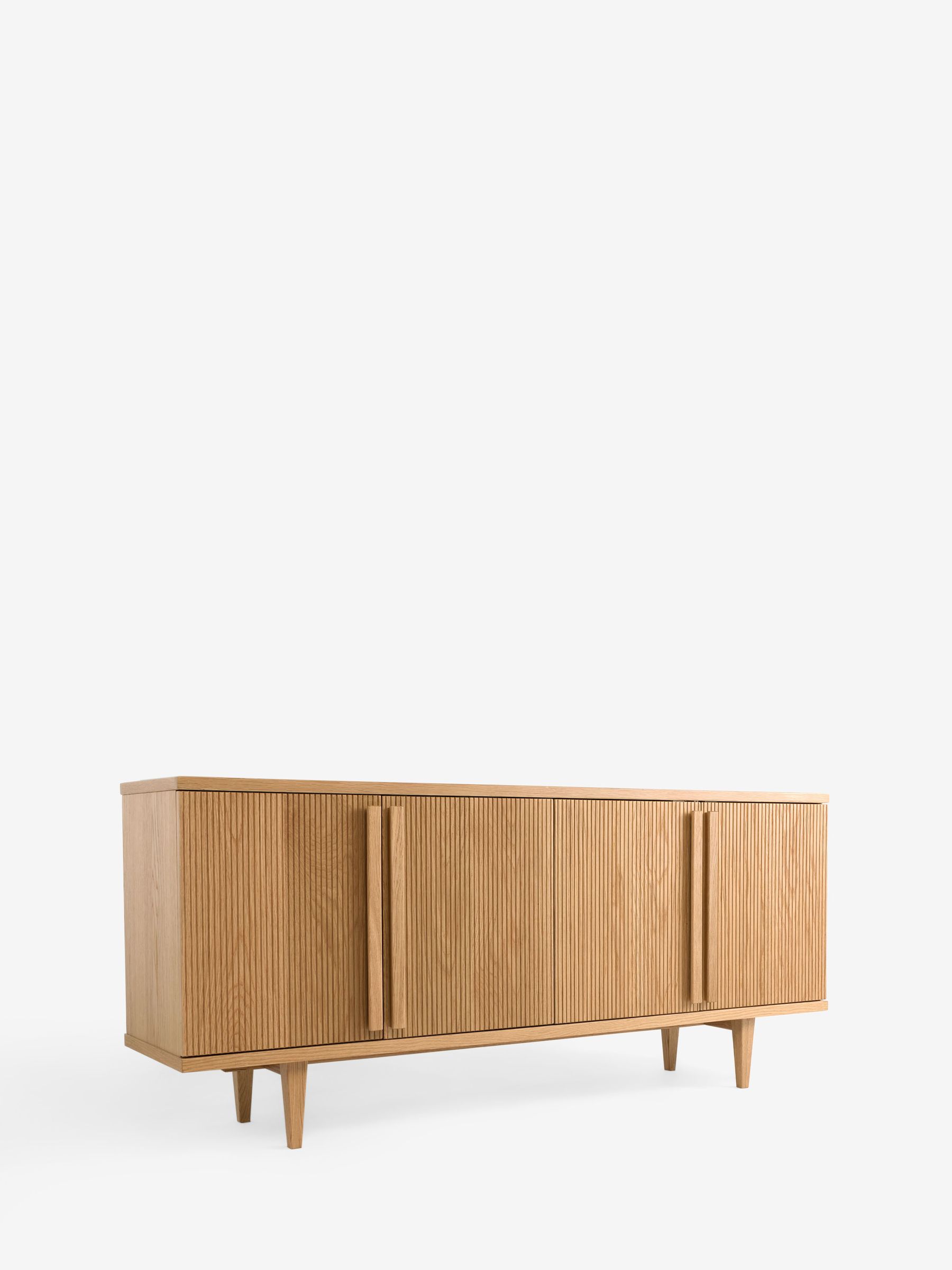 Brunswick Large Sideboard in Ribbed Oak - Image 8 of 9