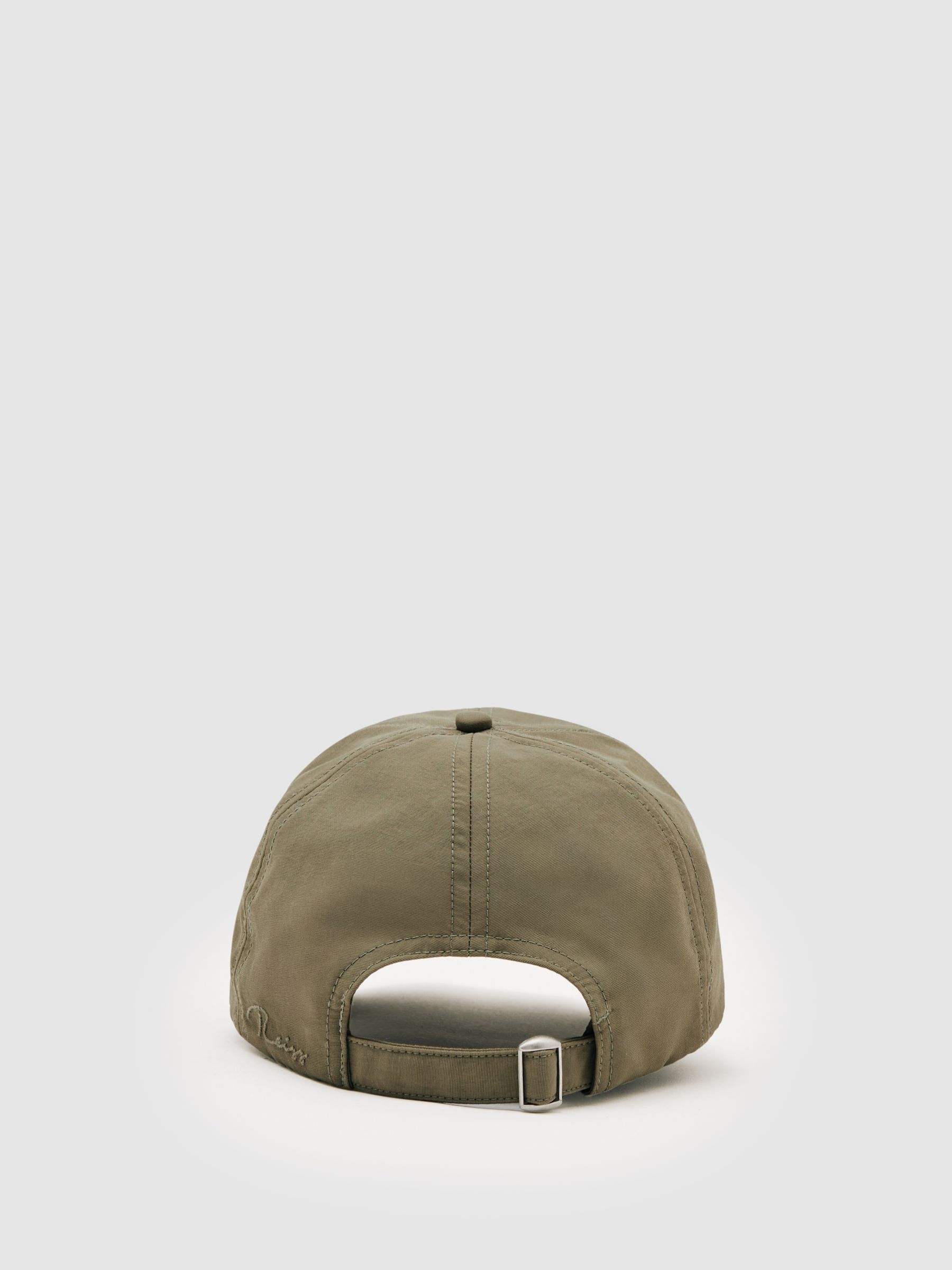 Embroidered-Logo Tech Baseball Cap in Sage Green - Image 4 of 5