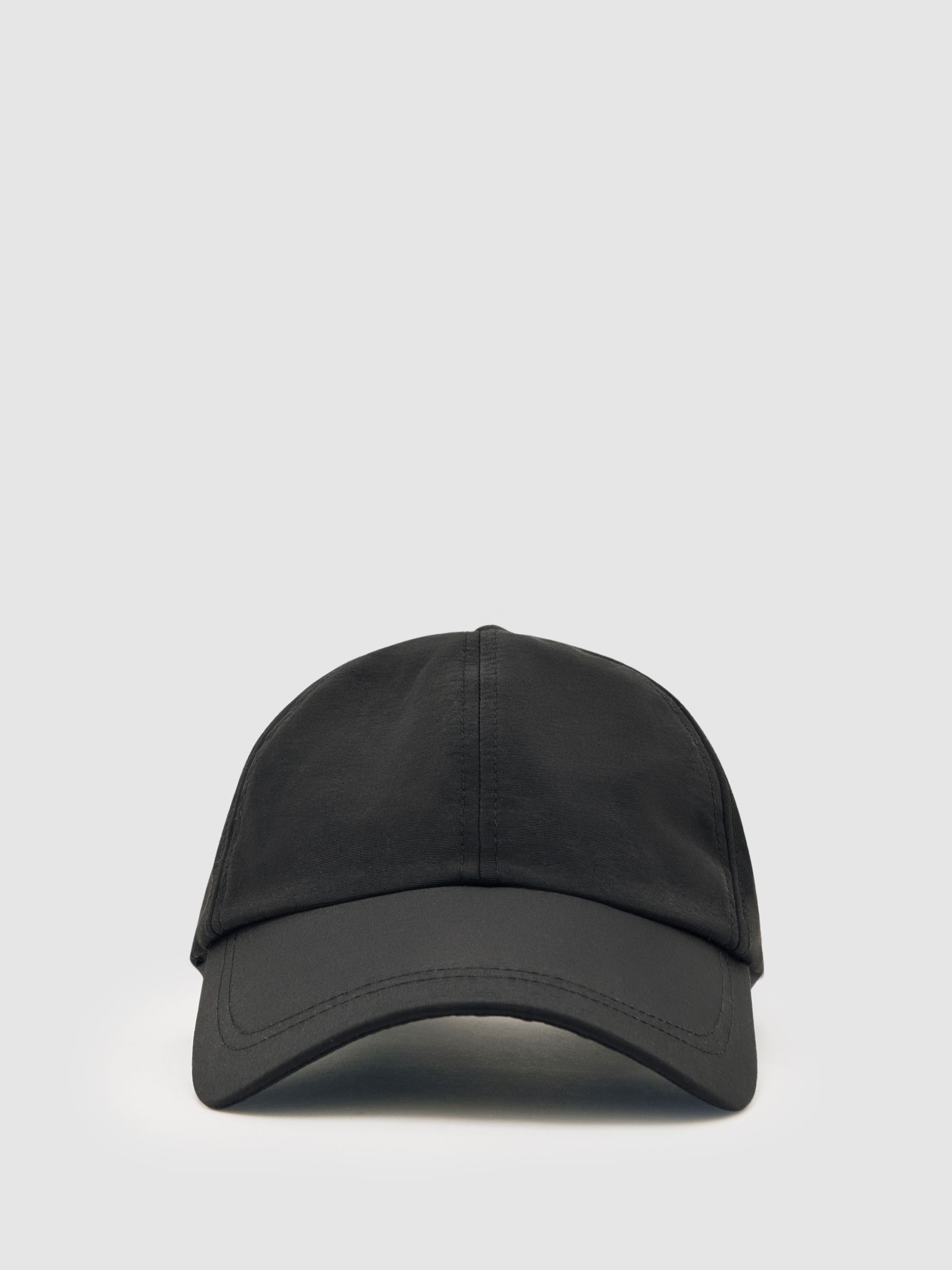Embroidered-Logo Tech Baseball Cap in Black - Image 2 of 5