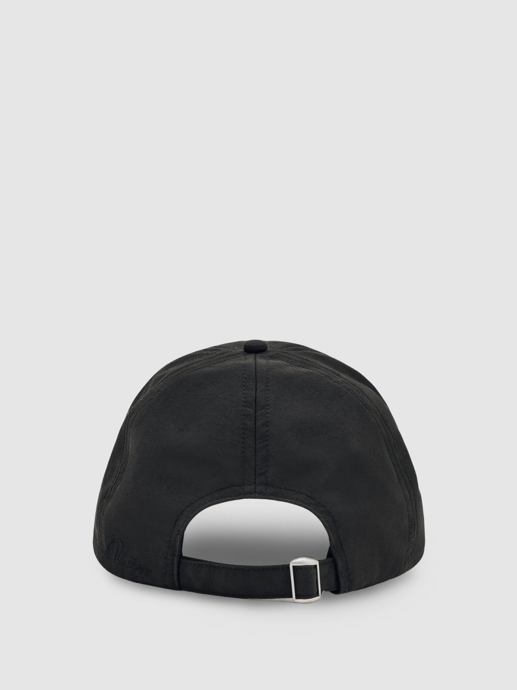 Embroidered-Logo Tech Baseball Cap in Black - Image 4 of 5