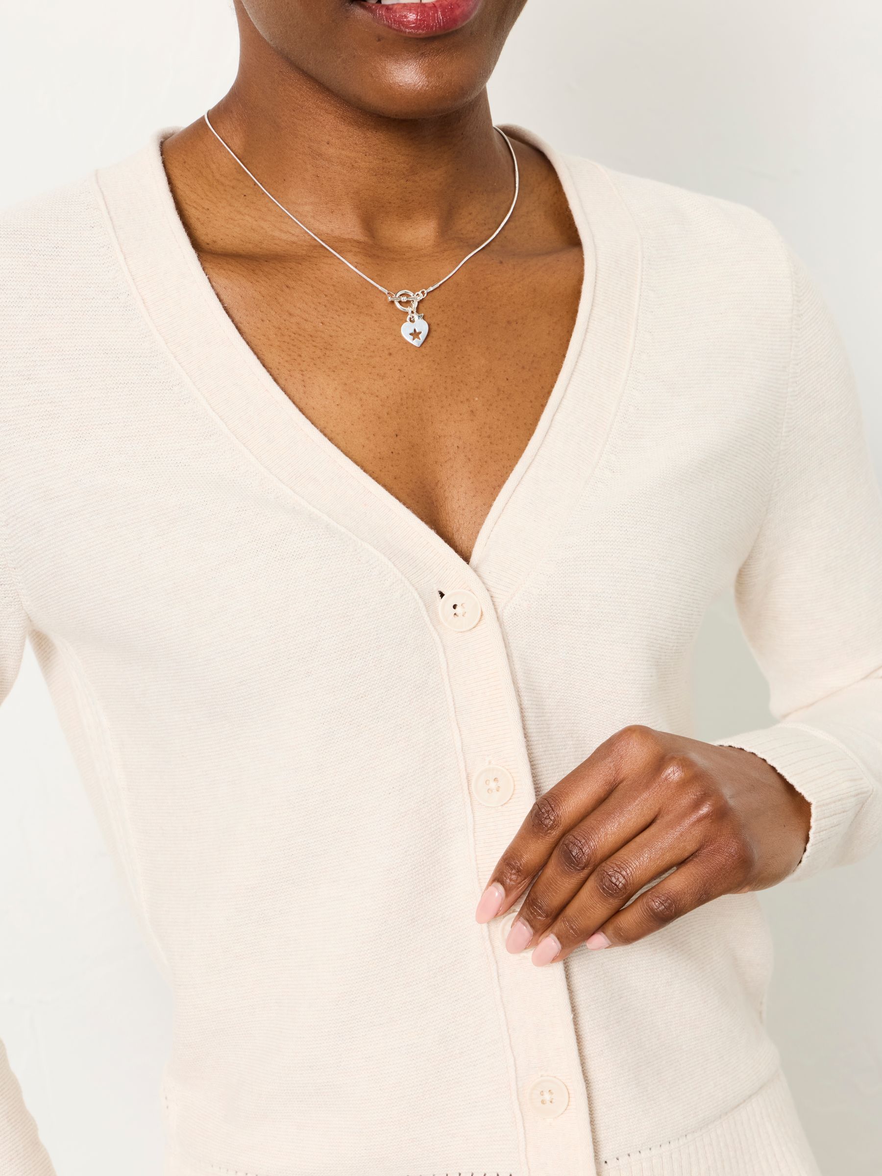 Lucee Oatmeal Knitted Cardigan - Image 4 of 6