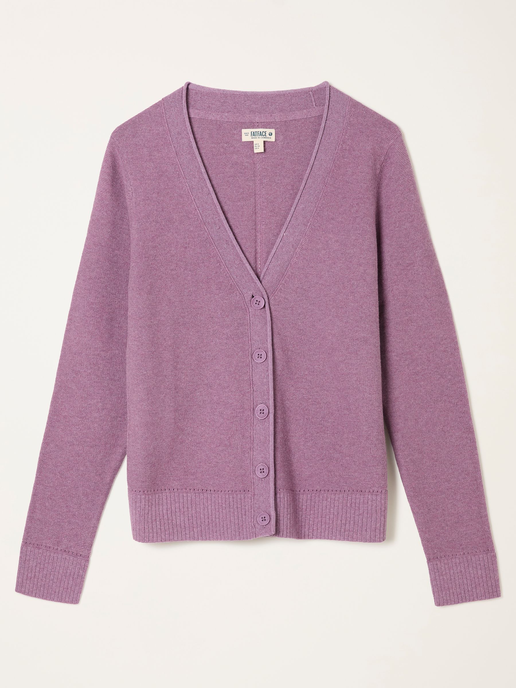 Lucee Purple Knitted Cardigan - Image 6 of 6