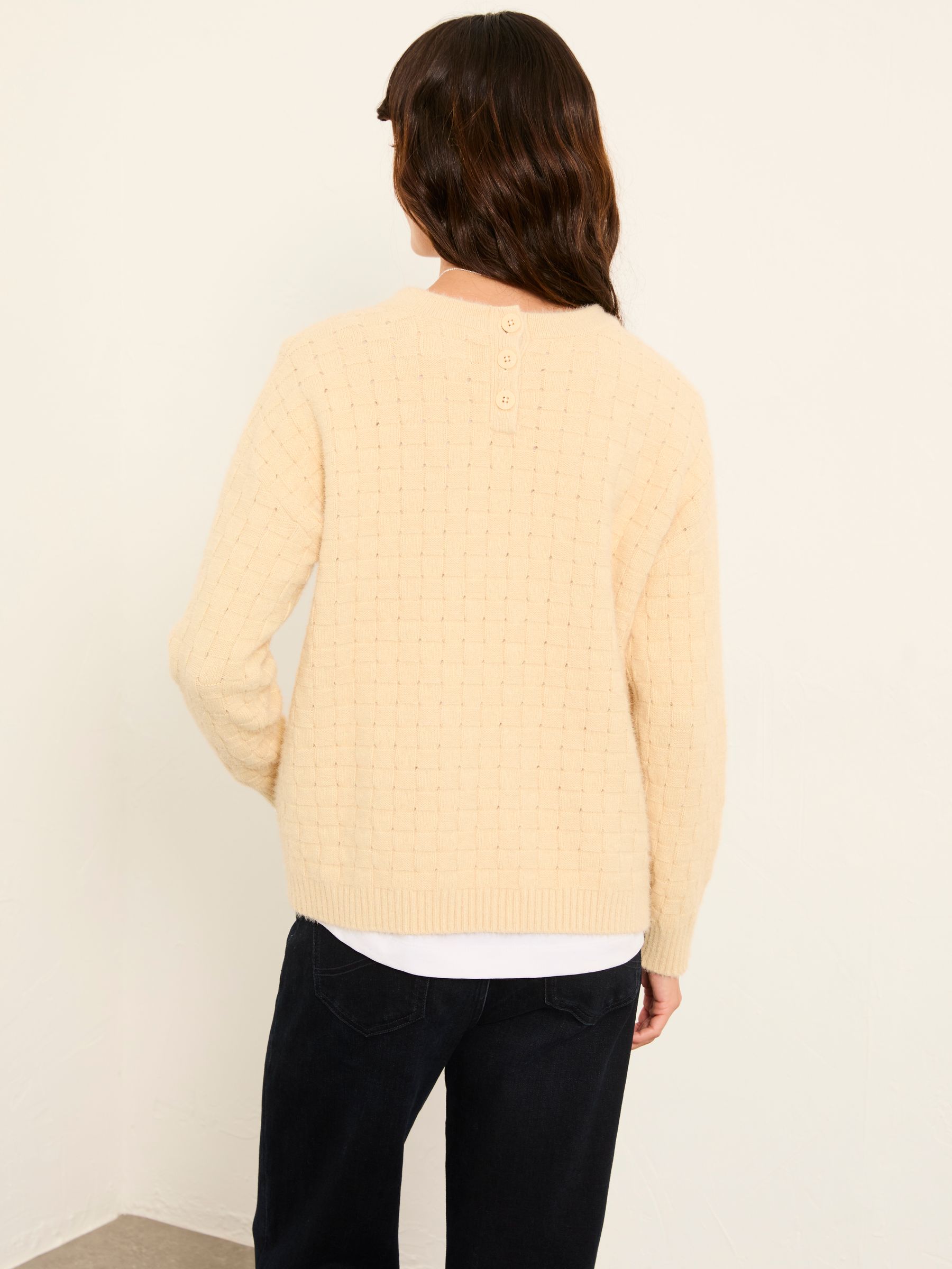 Gracie Light Yellow Knitted Jumper - Image 2 of 6