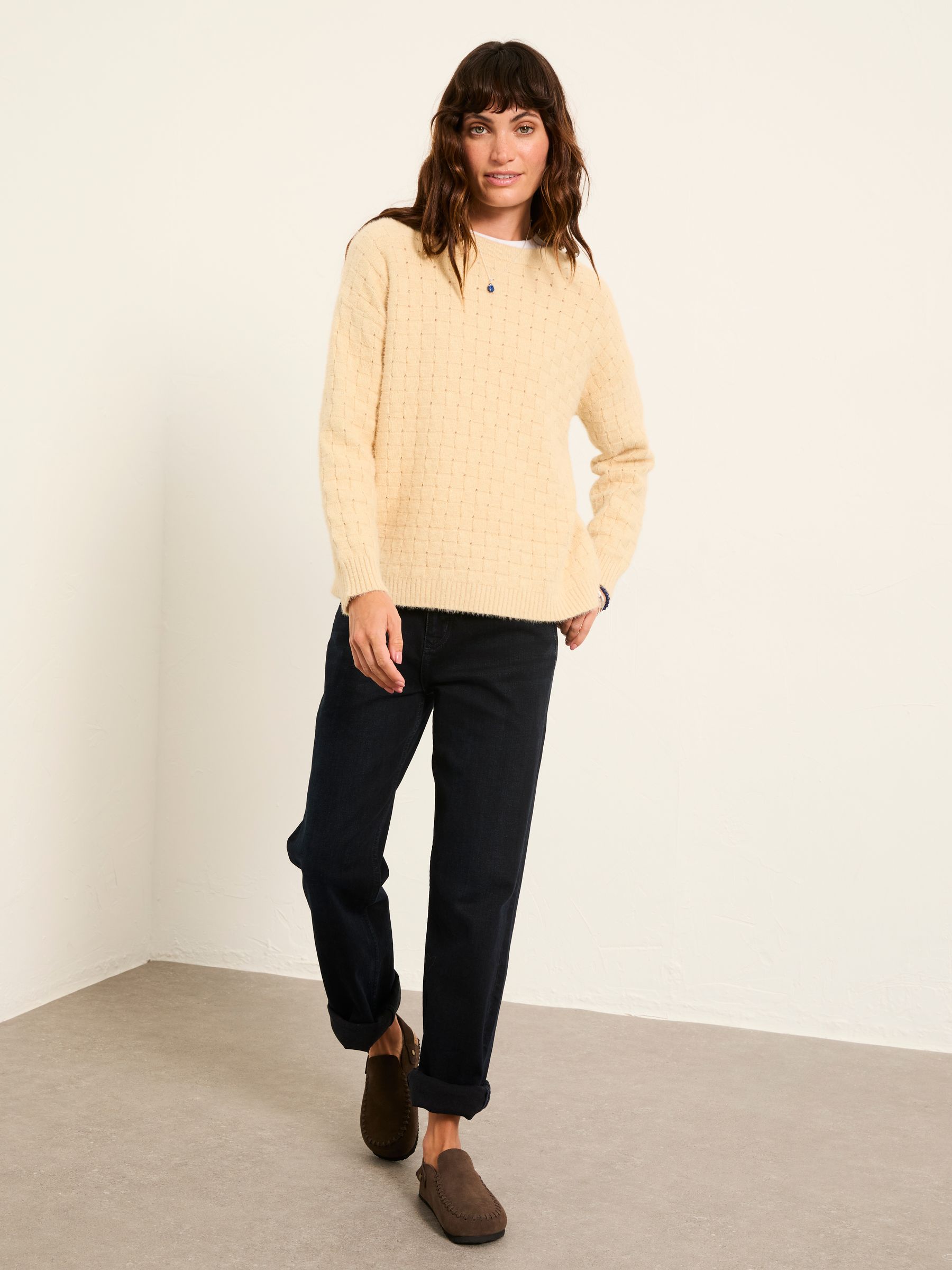 Gracie Light Yellow Knitted Jumper - Image 3 of 6