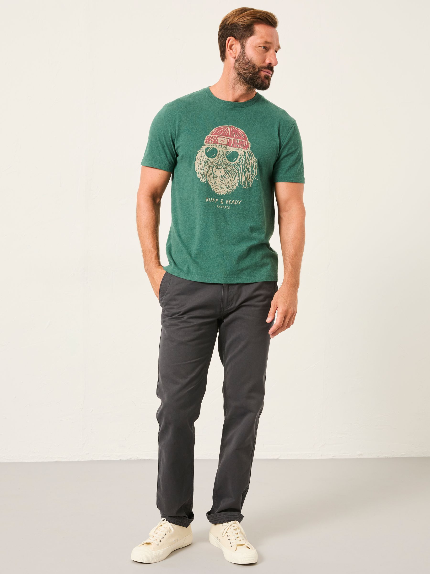 Emerald Green Rough and Ready Graphic T-Shirt - Image 3 of 5