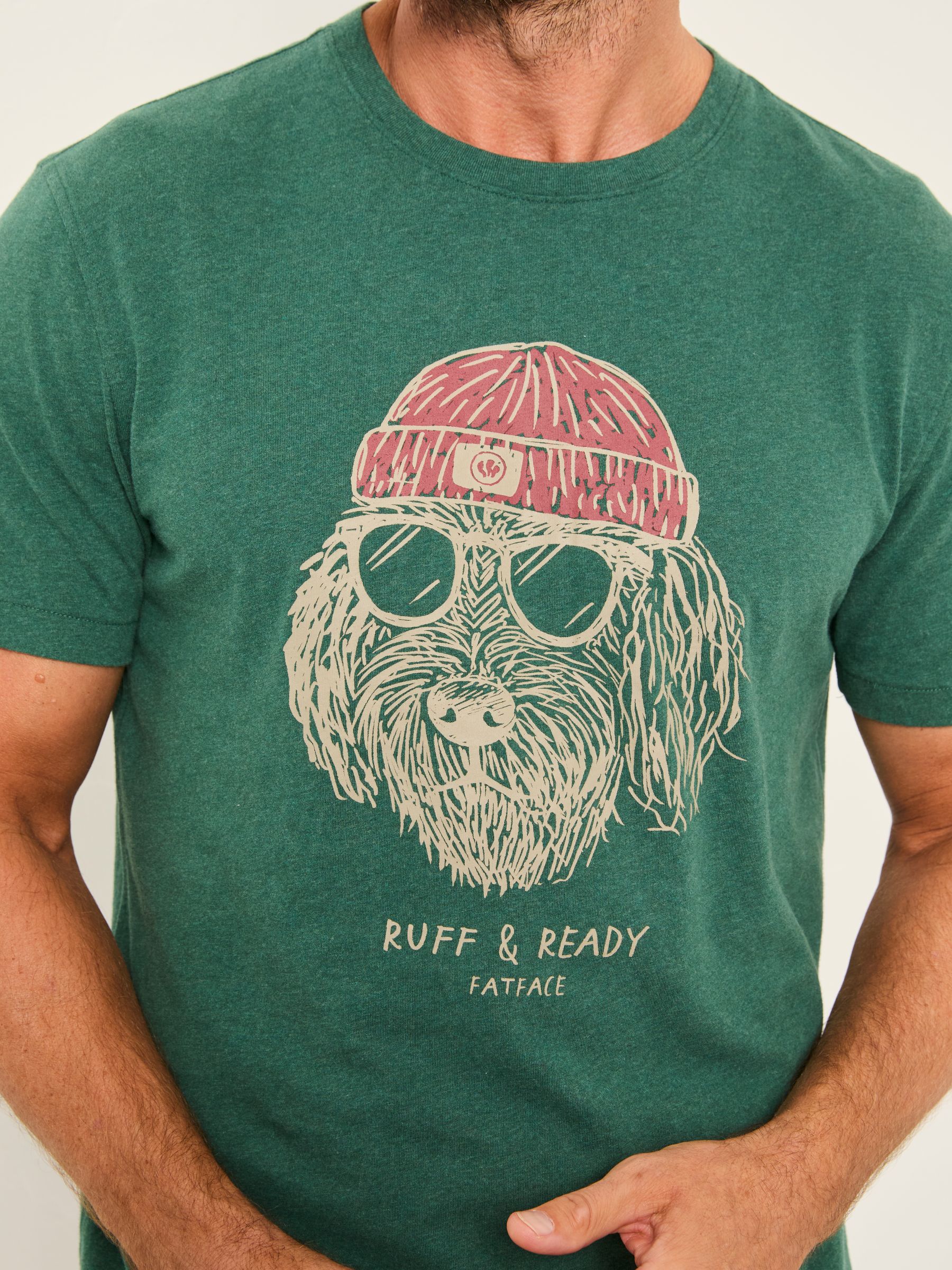 Emerald Green Rough and Ready Graphic T-Shirt - Image 4 of 5