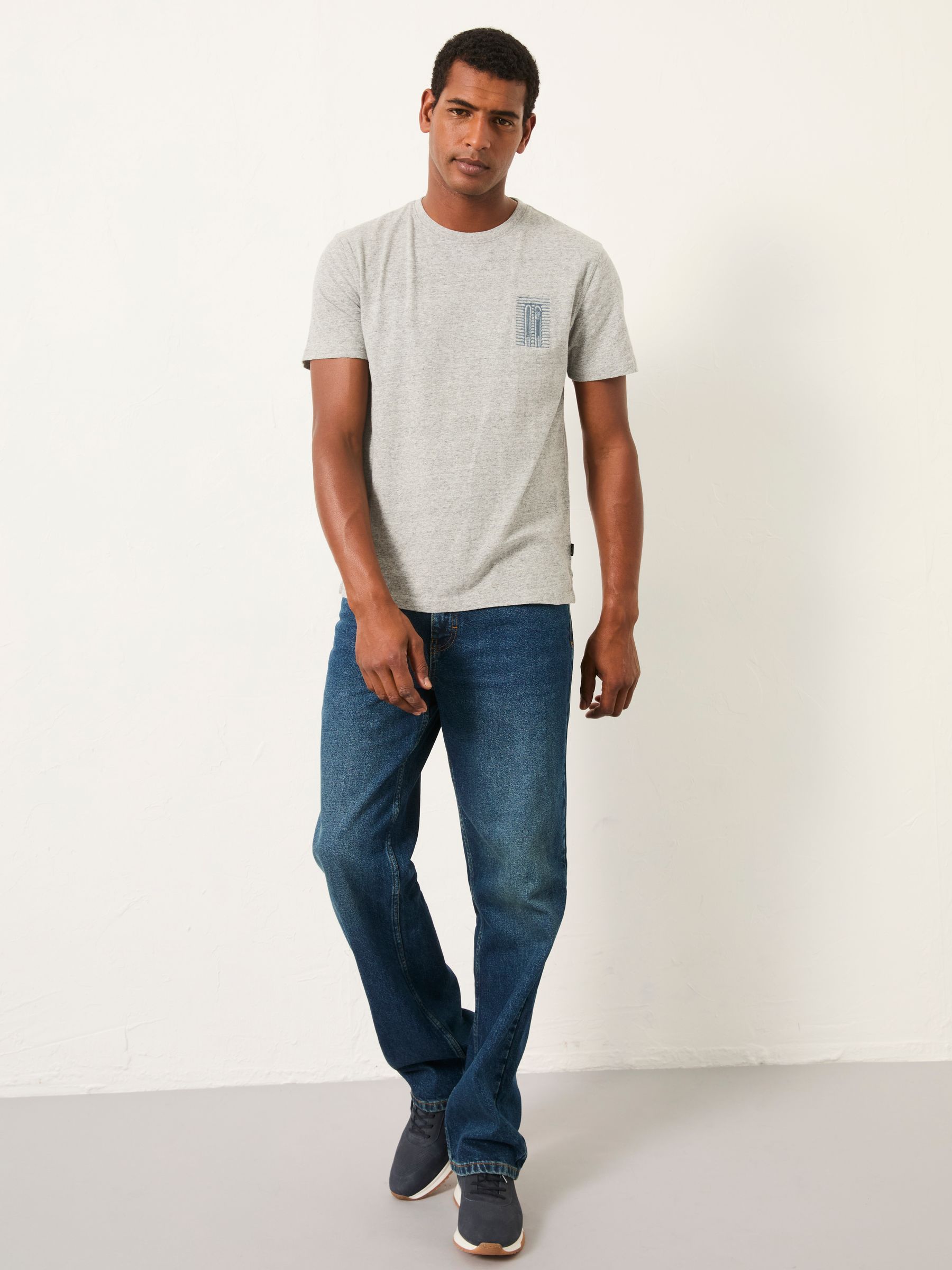 Light Grey First Up Last Off T-Shirt - Image 4 of 6