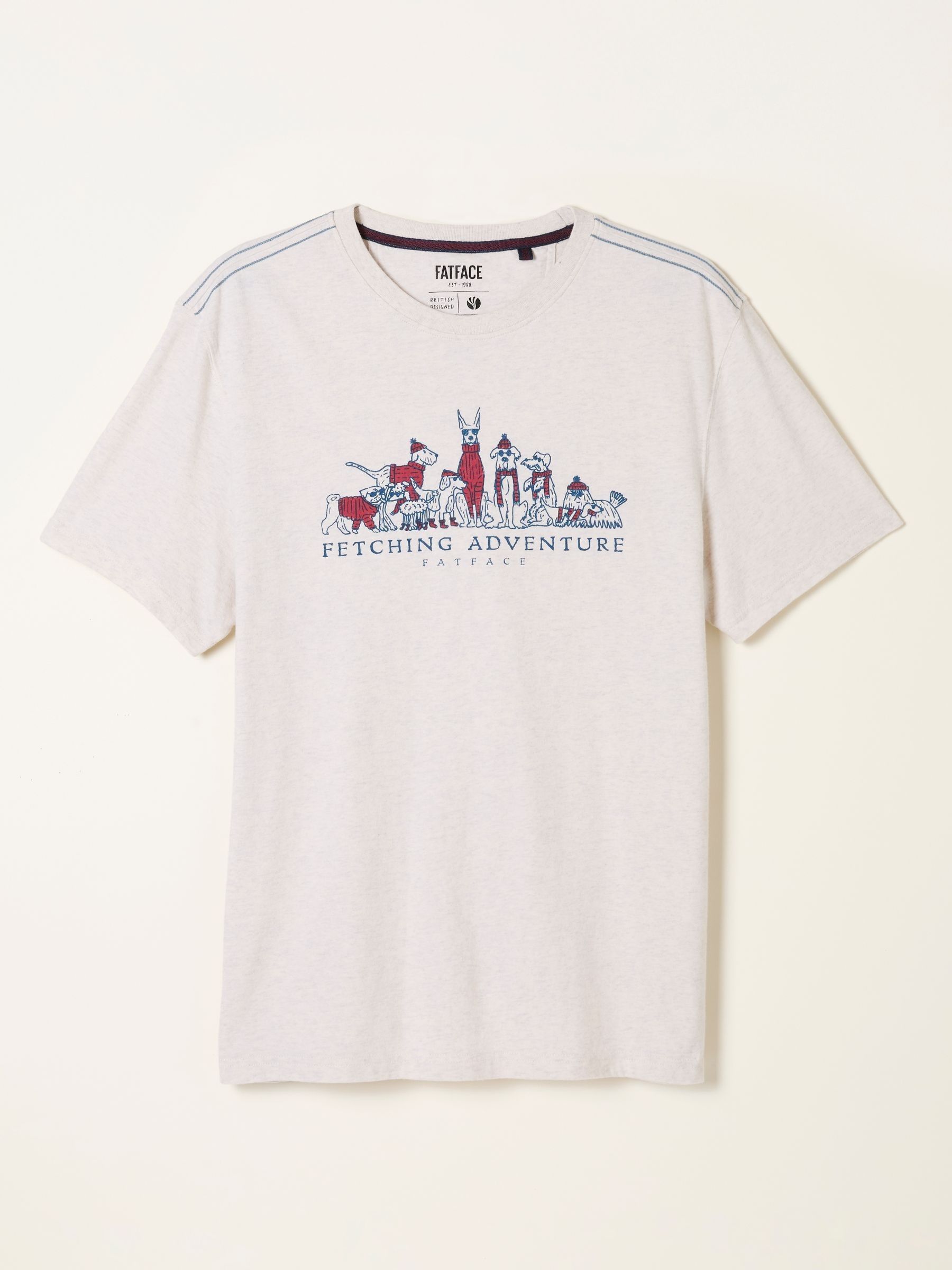 White Fetching Adventure T-Shirt - Image 6 of 6 White Fetching Adventure T-Shirt - Image 6 of 6