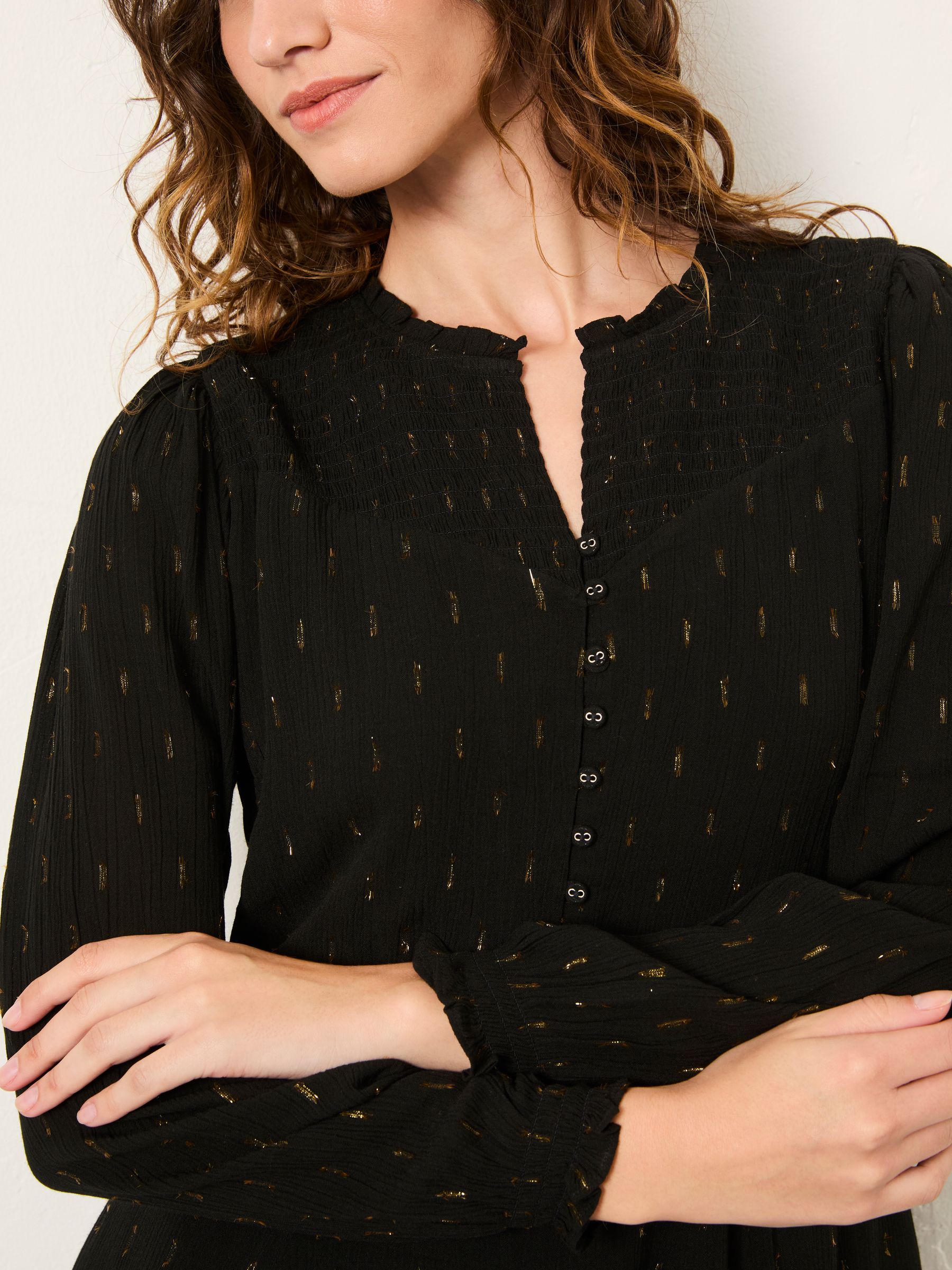 Jesse Black Regular Metallic Dress - Image 4 of 5
