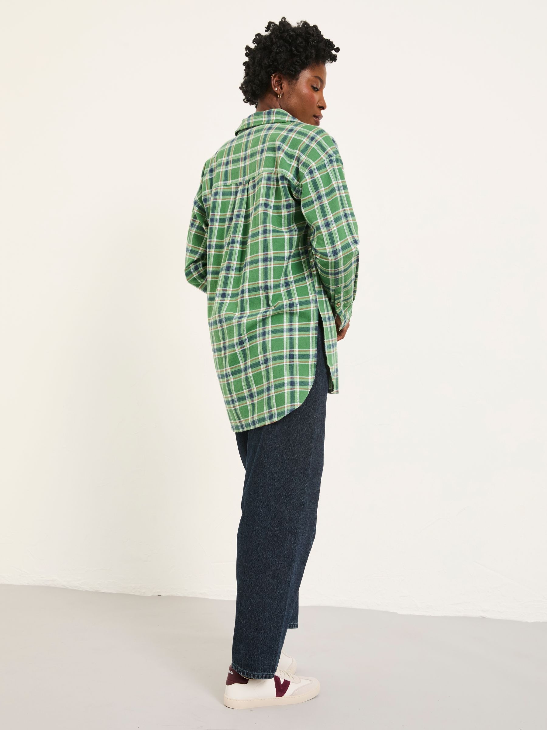 green check dress shirt FatFace Button down