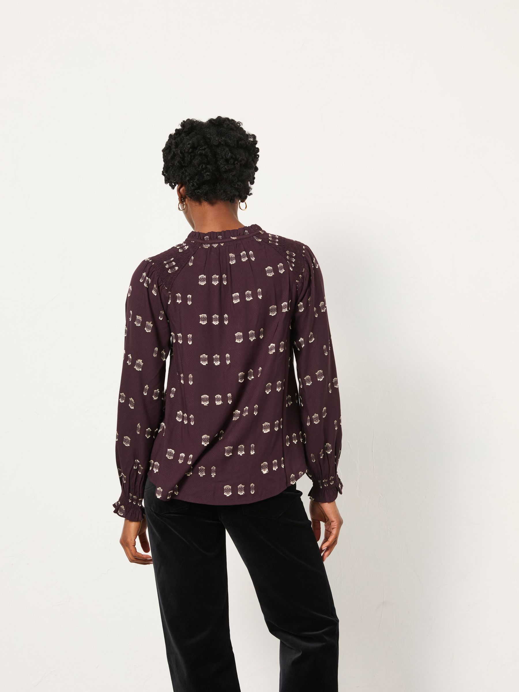 Lucy Black Metallic Blouse - Image 2 of 5