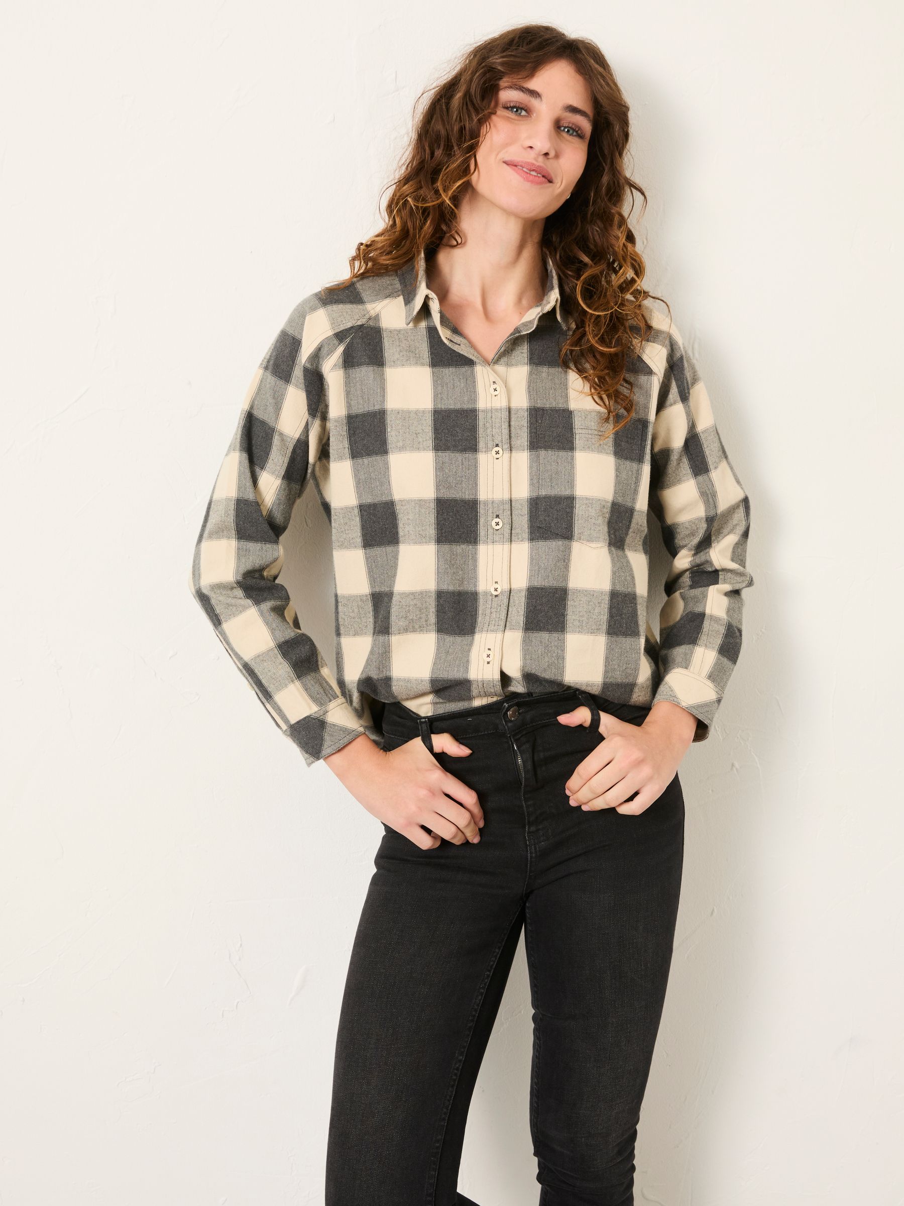 Bessie Grey Check Shirt - Image 1 of 6
