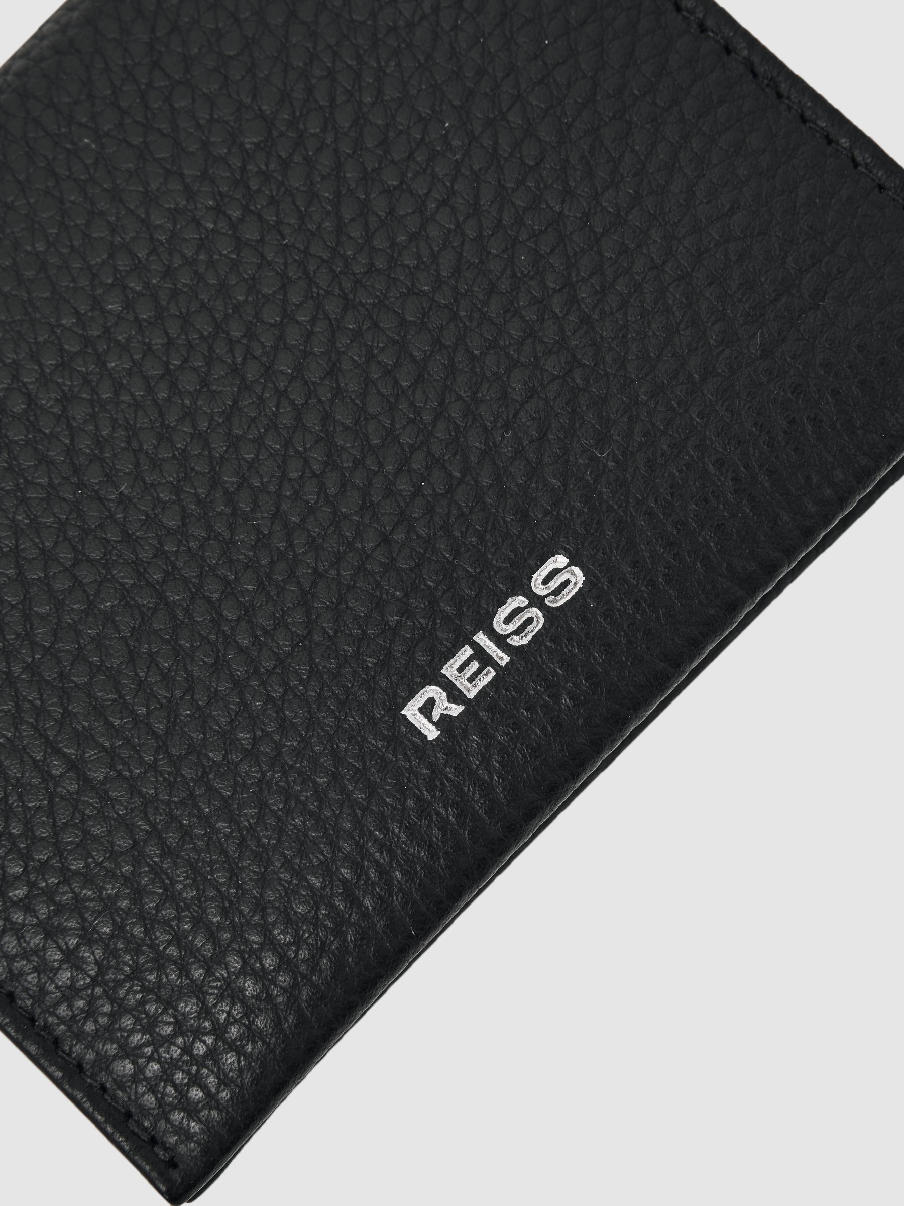 Leather Bi-Fold Cardholder in Black - Image 3 of 3