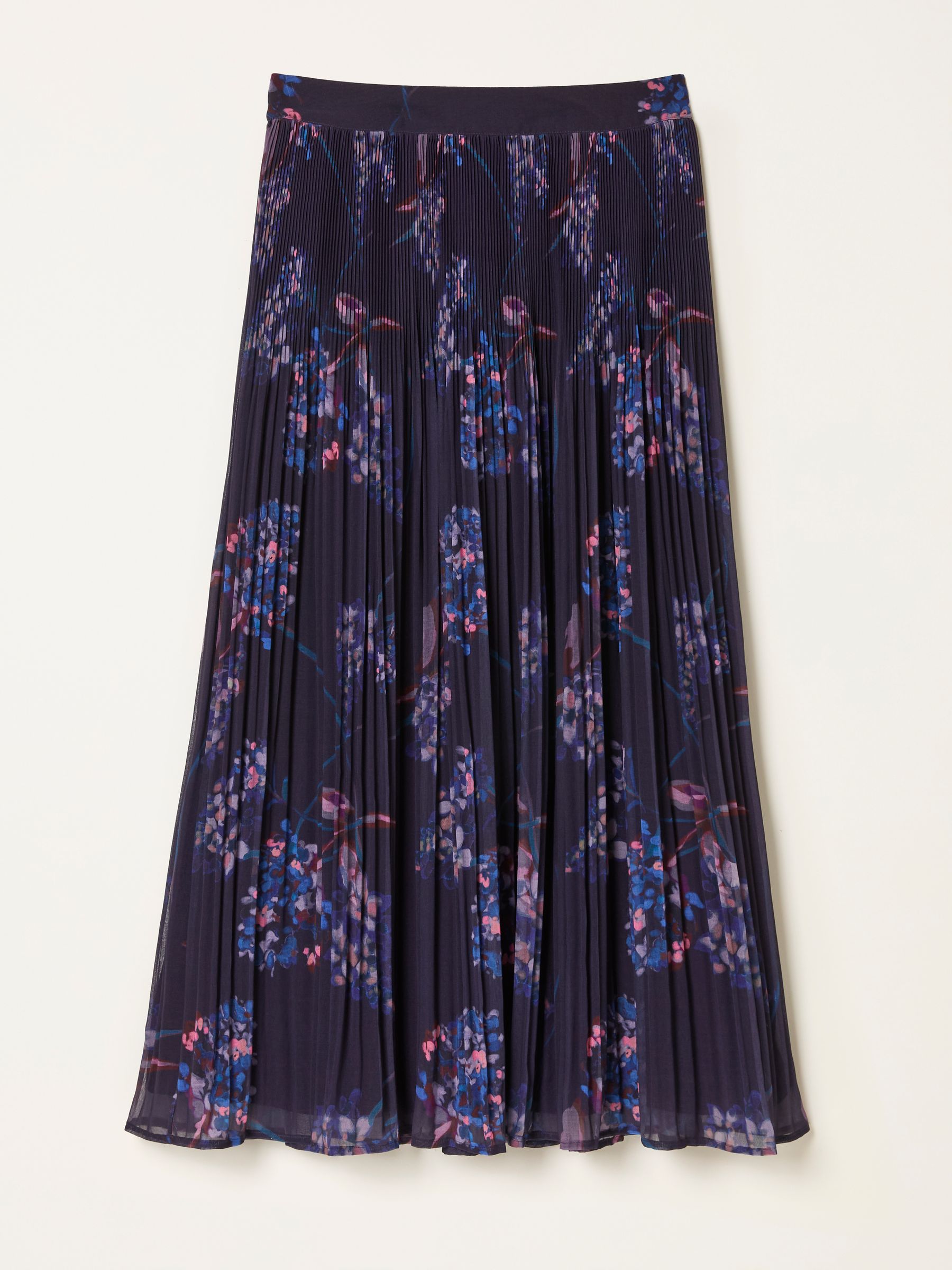 Paignton Dark Purple Heritage Floral Maxi Skirt - Image 6 of 6