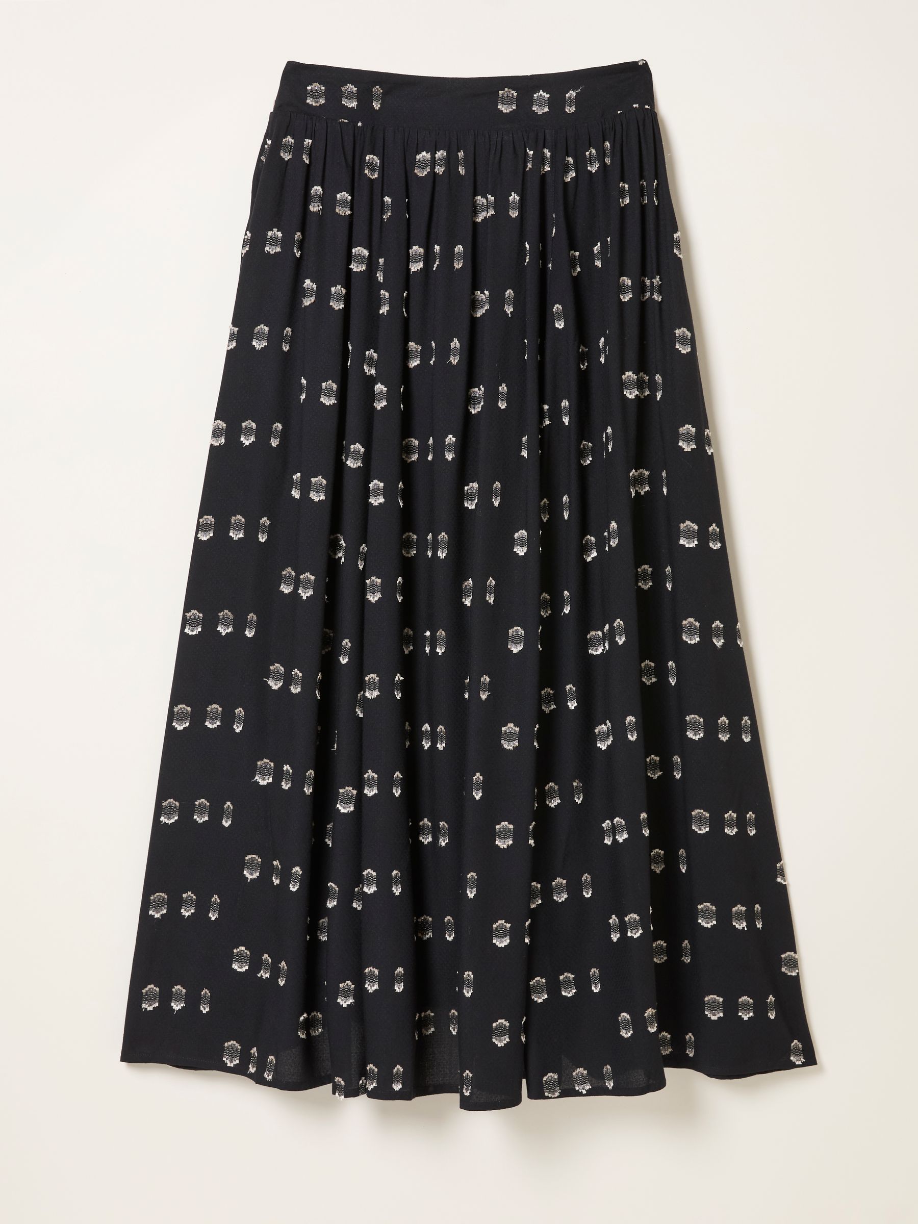 Willow Black Metallic Midi Skirt - Image 6 of 6