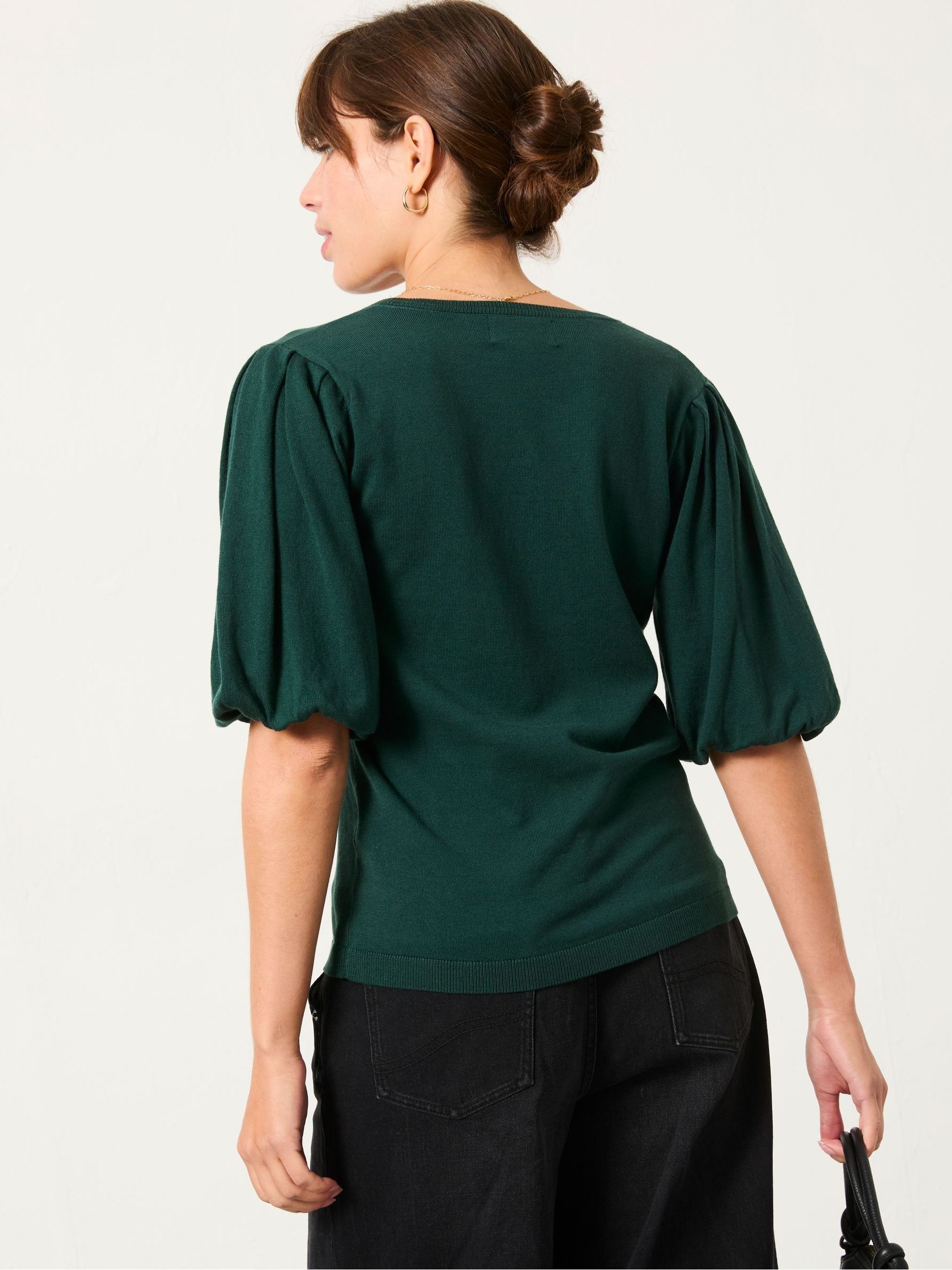 Vienna Jade Green Knitted Top - Image 2 of 4