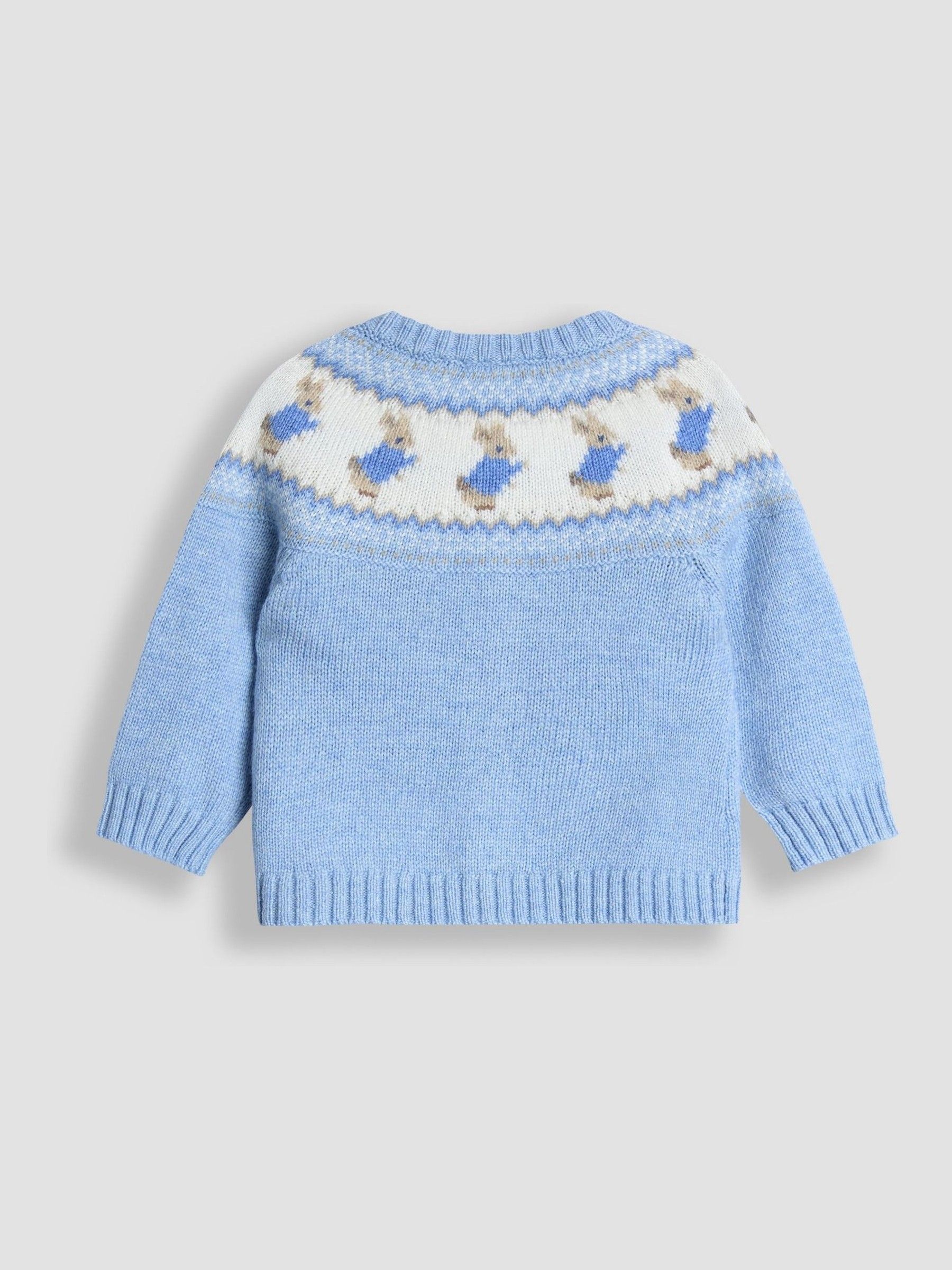 Blue Fairisle Knit Cardigan & Bottom Set - Image 3 of 6
