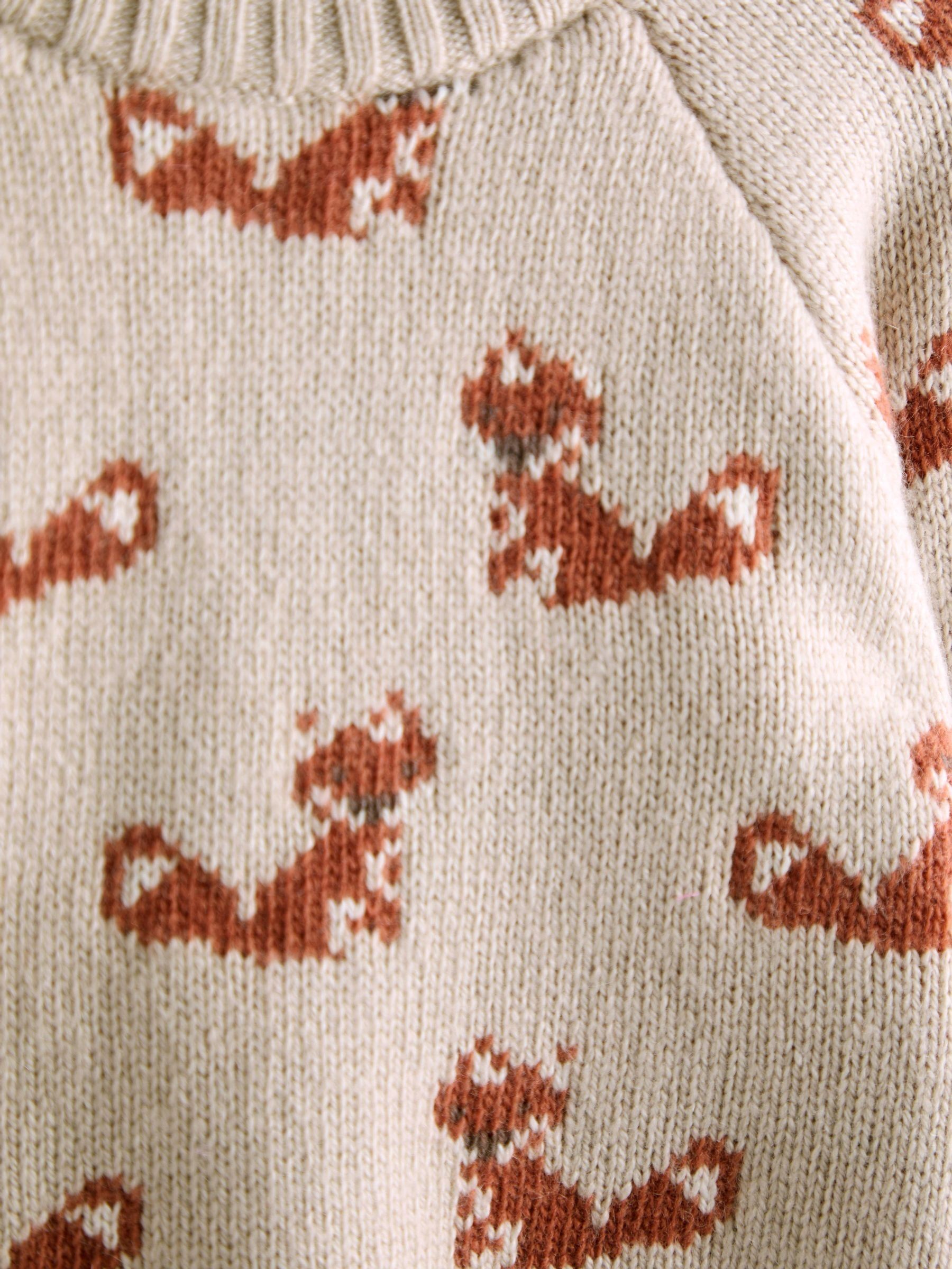 Natural Knit Top & Bottom Set - Image 3 of 6