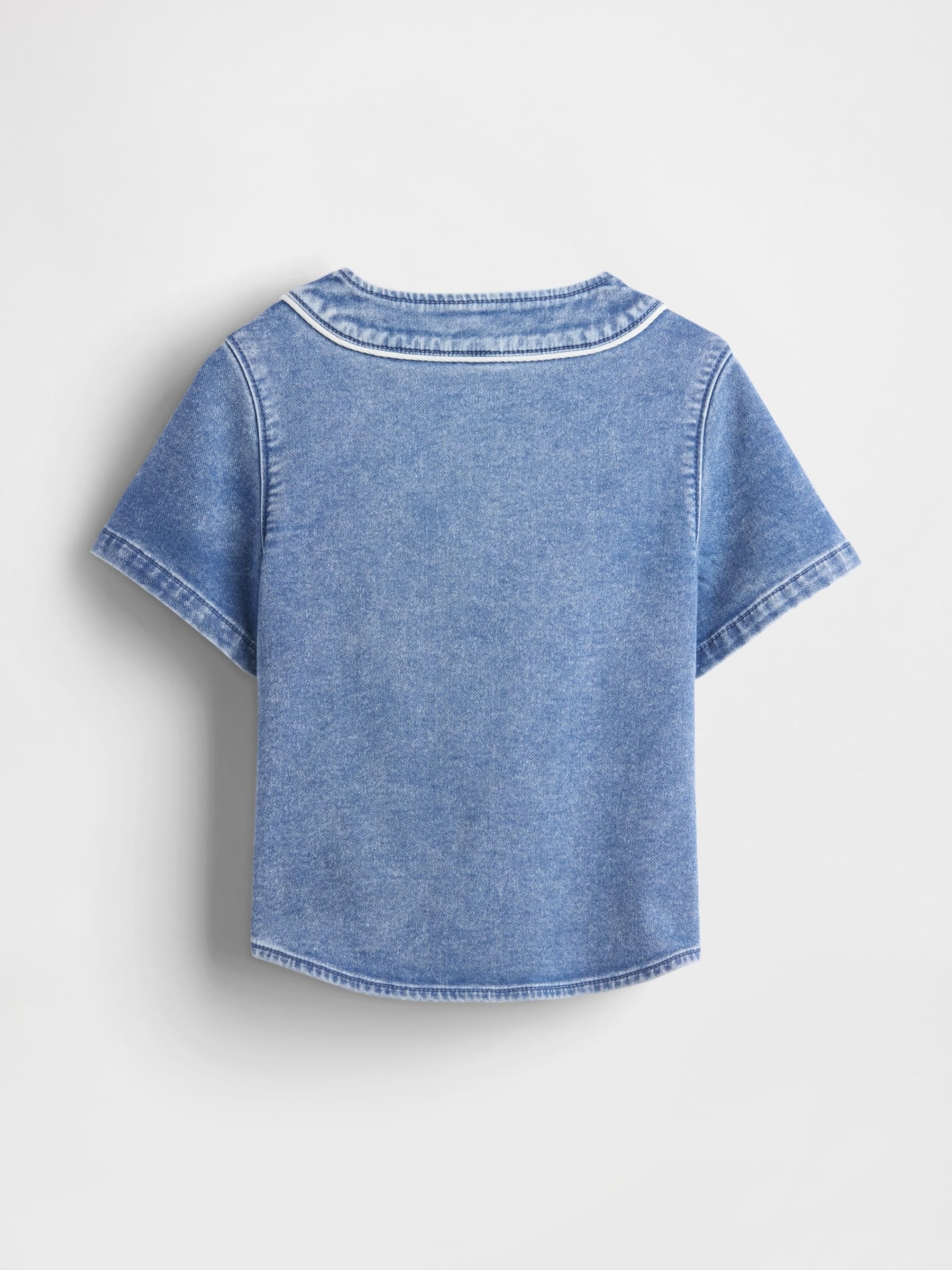 Blue Denim Logo Baseball Jersey Shirt (6mths-5yrs) - Image 3 of 3