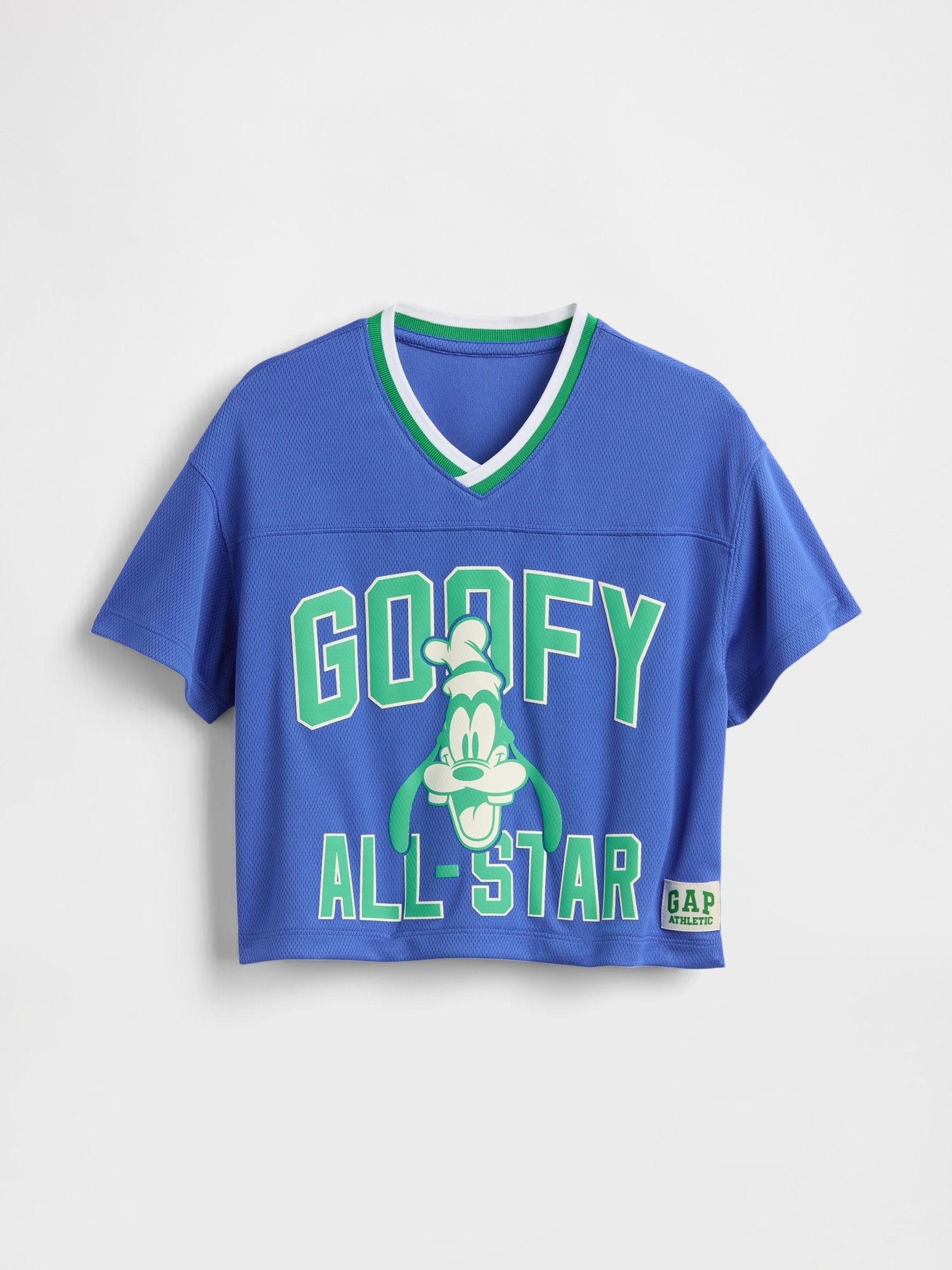 Blue Goofy Disney Mesh Jersey Short Sleeve T-Shirt (6mths-5yrs) - Image 1 of 3
