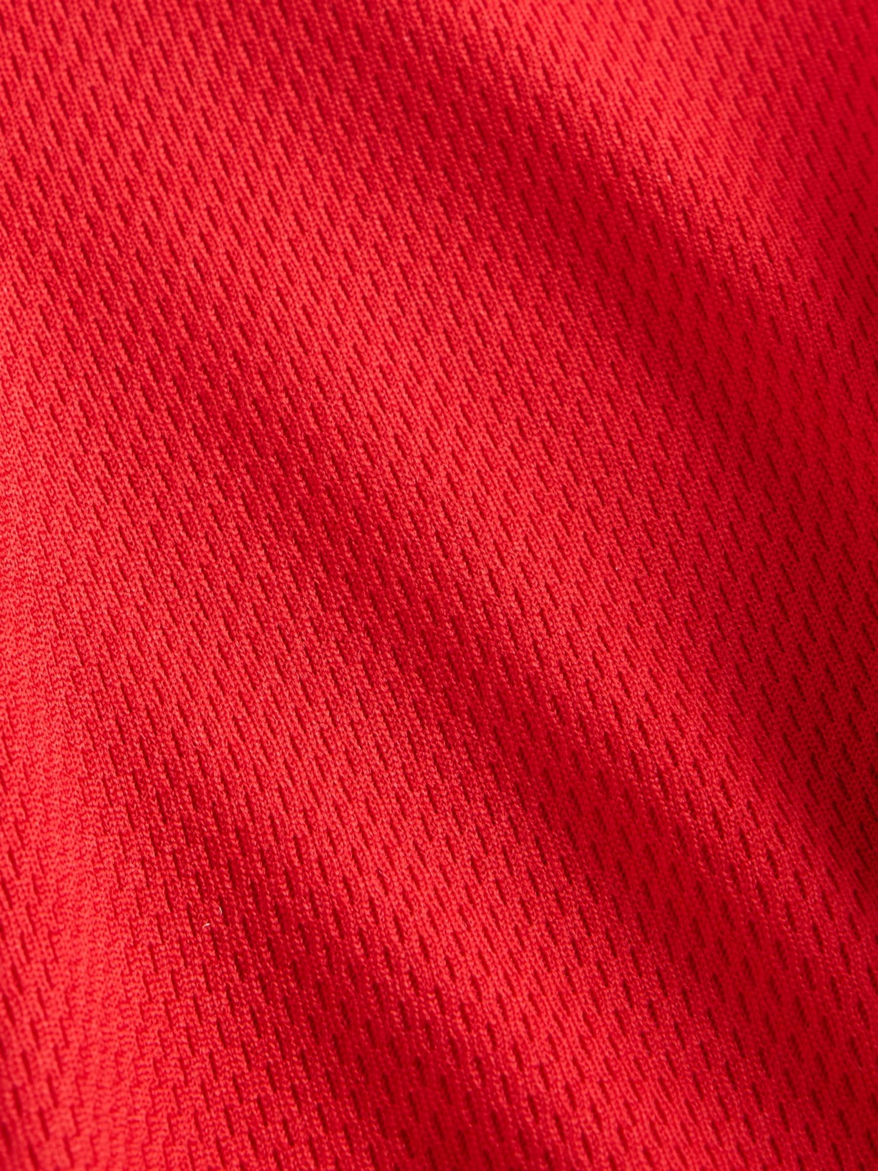 Red Mickey Mouse Disney Mesh Jersey Short Sleeve T-Shirt (6mths-5yrs) - Image 3 of 3