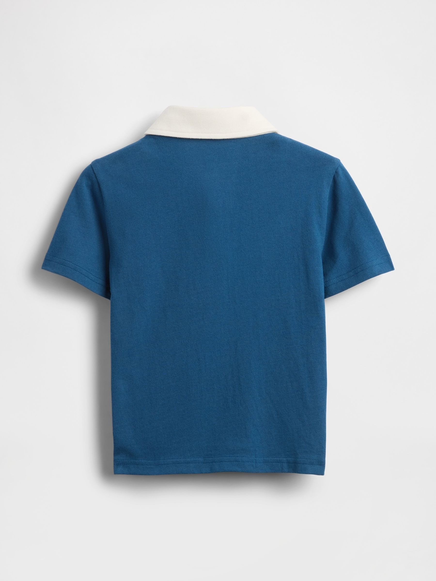 Blue Logo Pique Polo Short Sleeve Shirt (6mths-5yrs) - Image 2 of 3