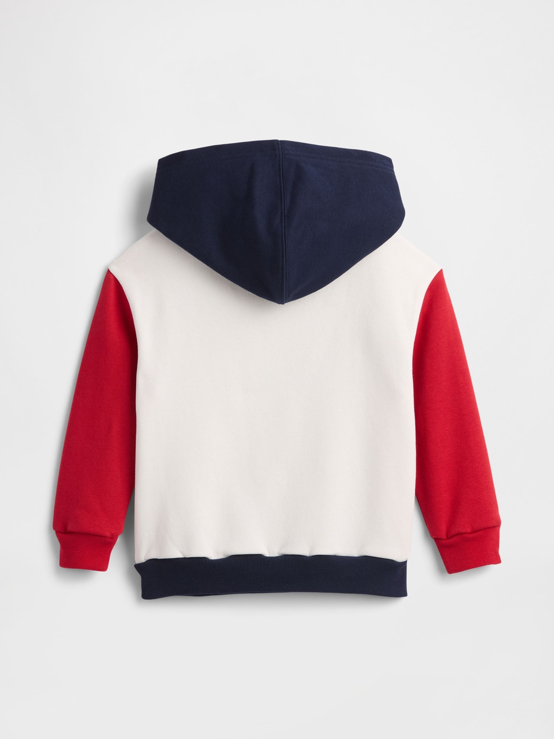 White Logo Colourblock Hoodie - Image 2 of 3