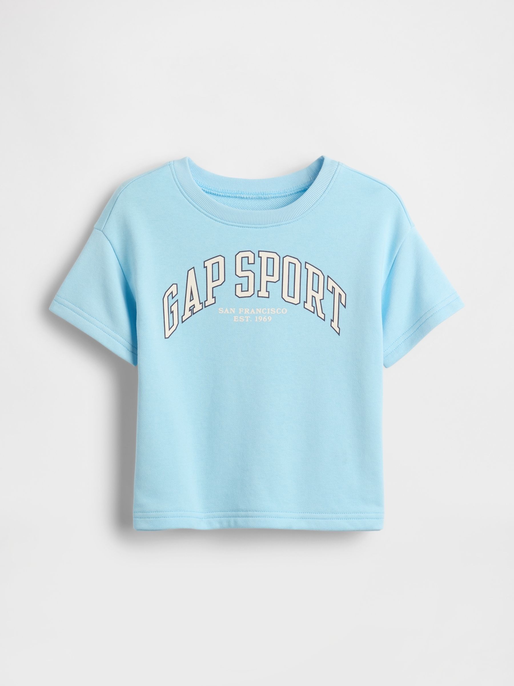Blue Logo Fleece-Lined Pull On Shorts (6mths-5yrs) - Image 1 of 2