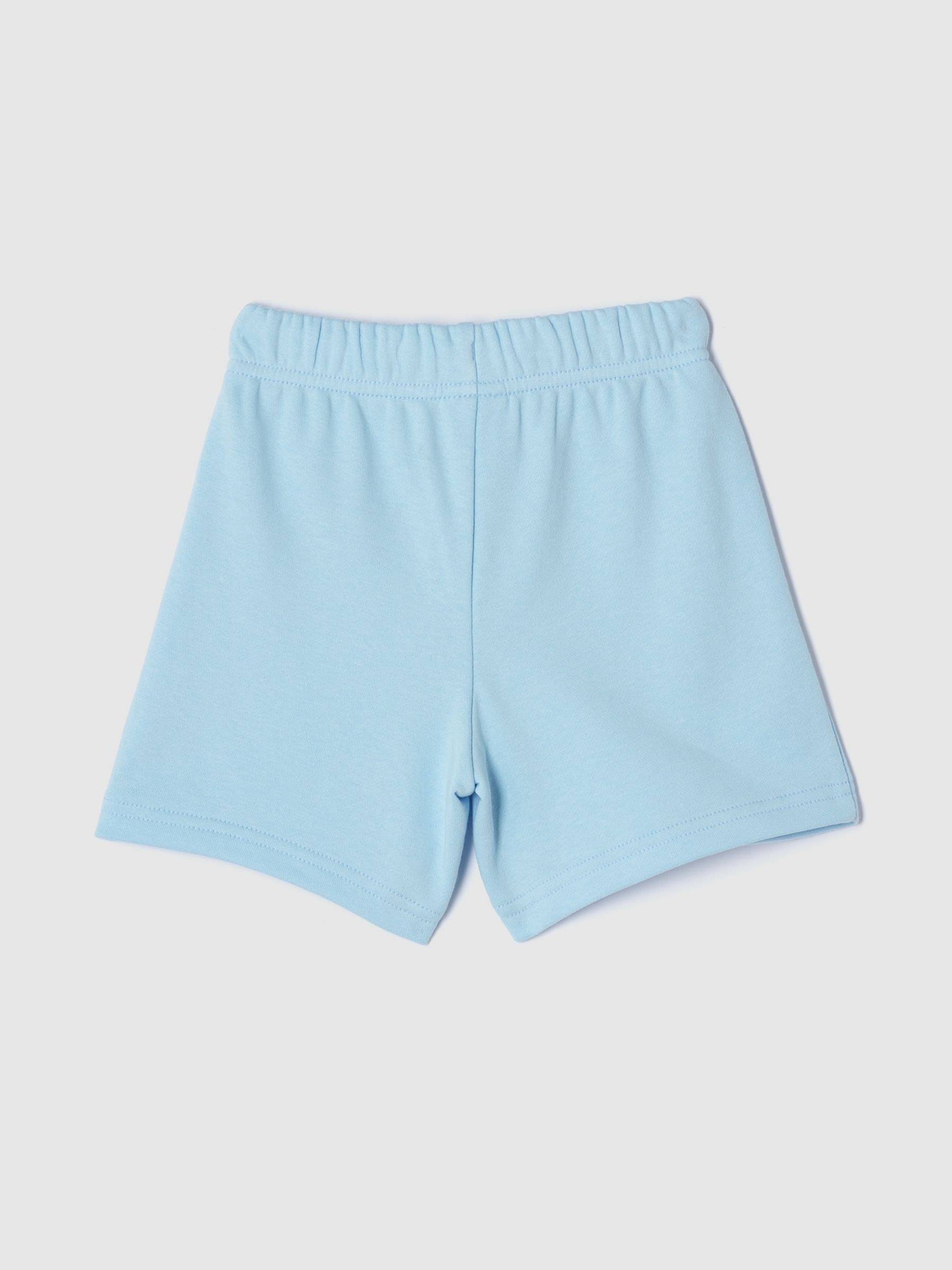 Blue Logo Fleece-Lined Pull On Shorts (6mths-5yrs) - Image 2 of 2