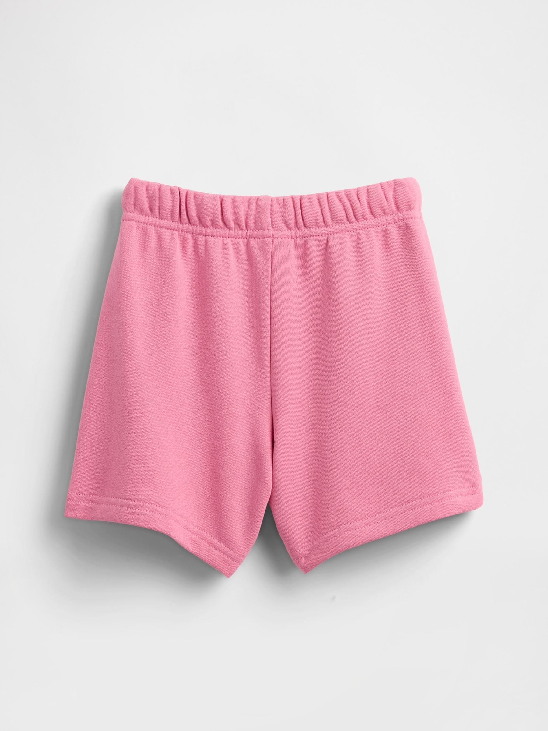 Pink Logo Fleece-Lined Pull On Shorts (6mths-5yrs) - Image 2 of 2