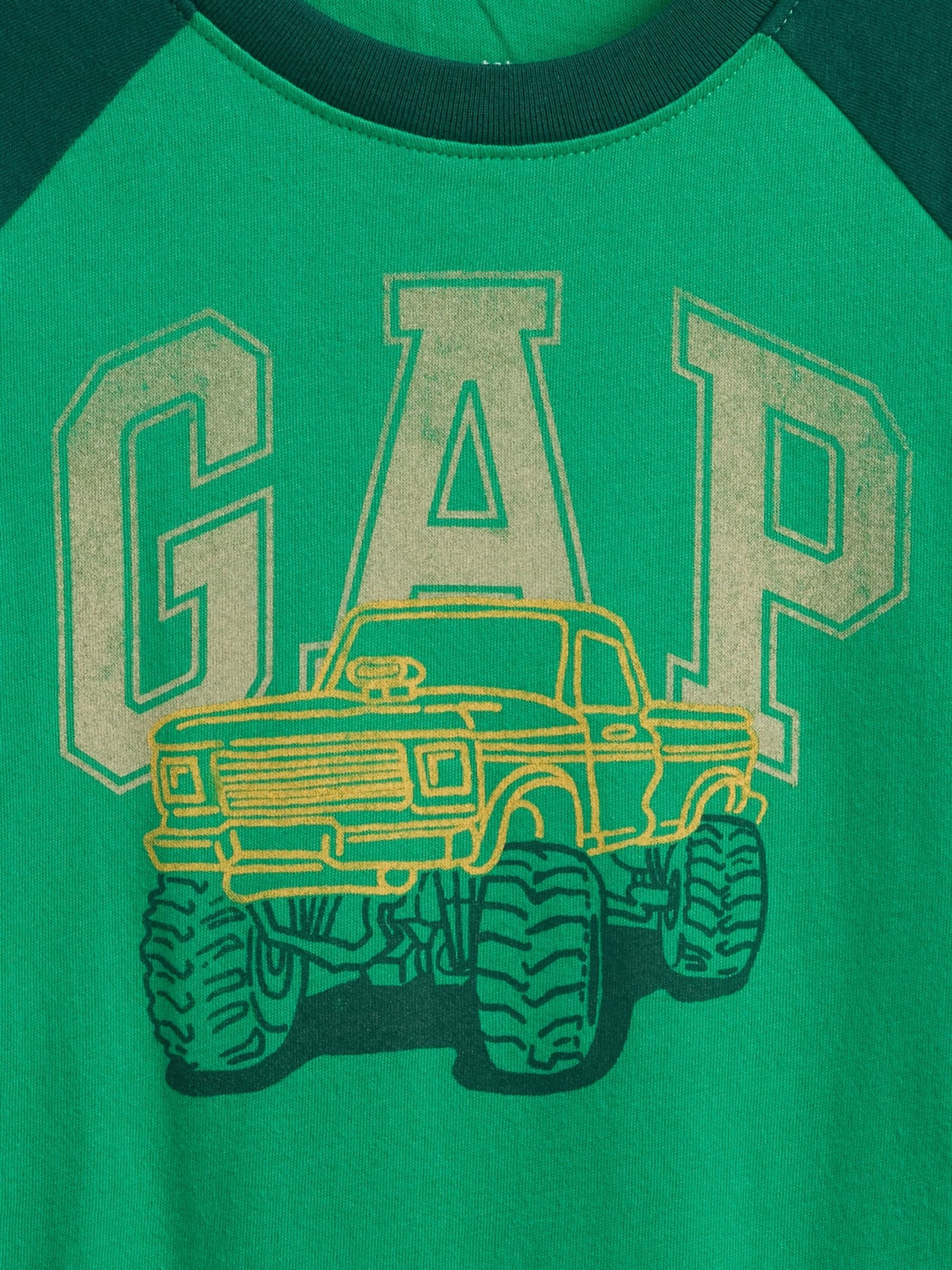Green Logo Colourblock T-Shirt (6mths-5yrs) - Image 3 of 3
