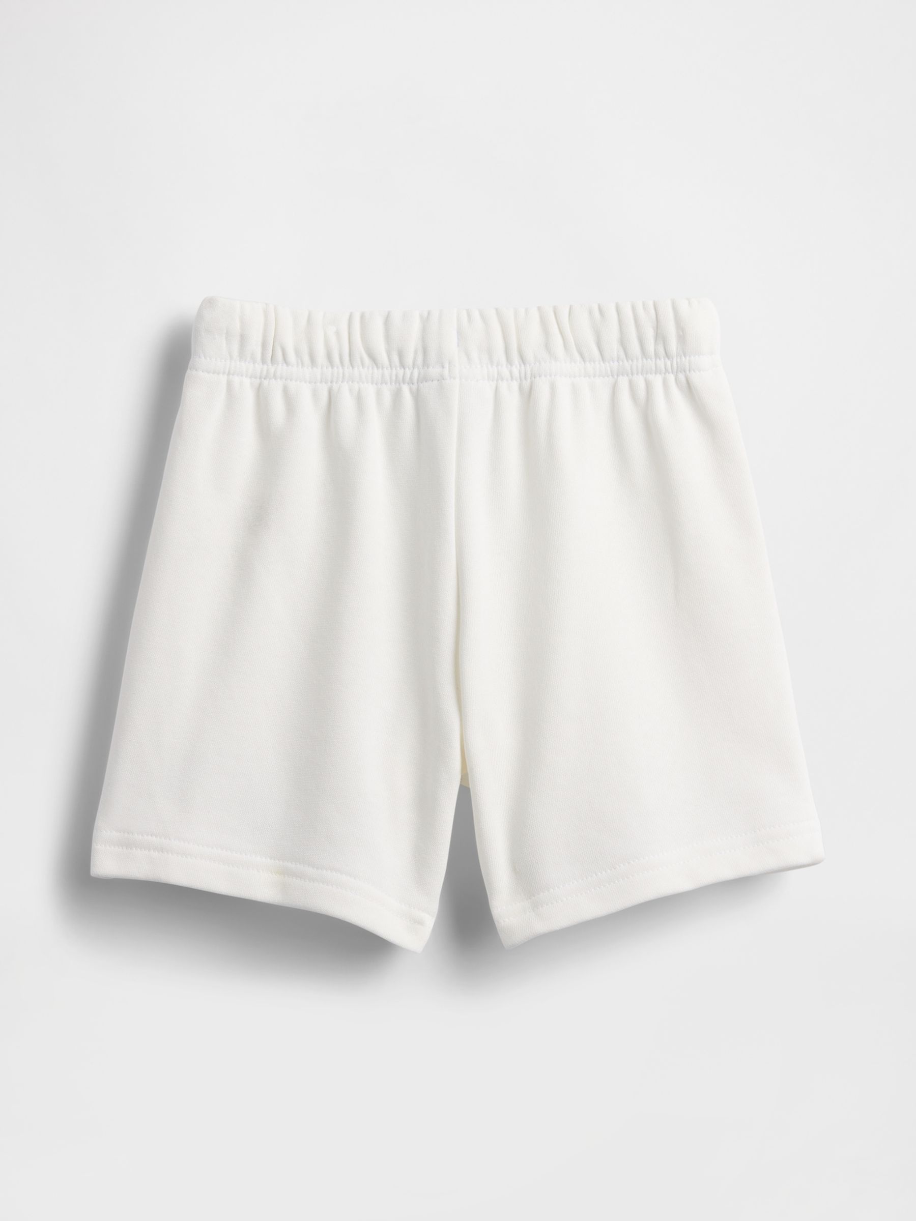 White Logo Fleece-Lined Pull On Shorts (6mths-5yrs) - Image 2 of 3