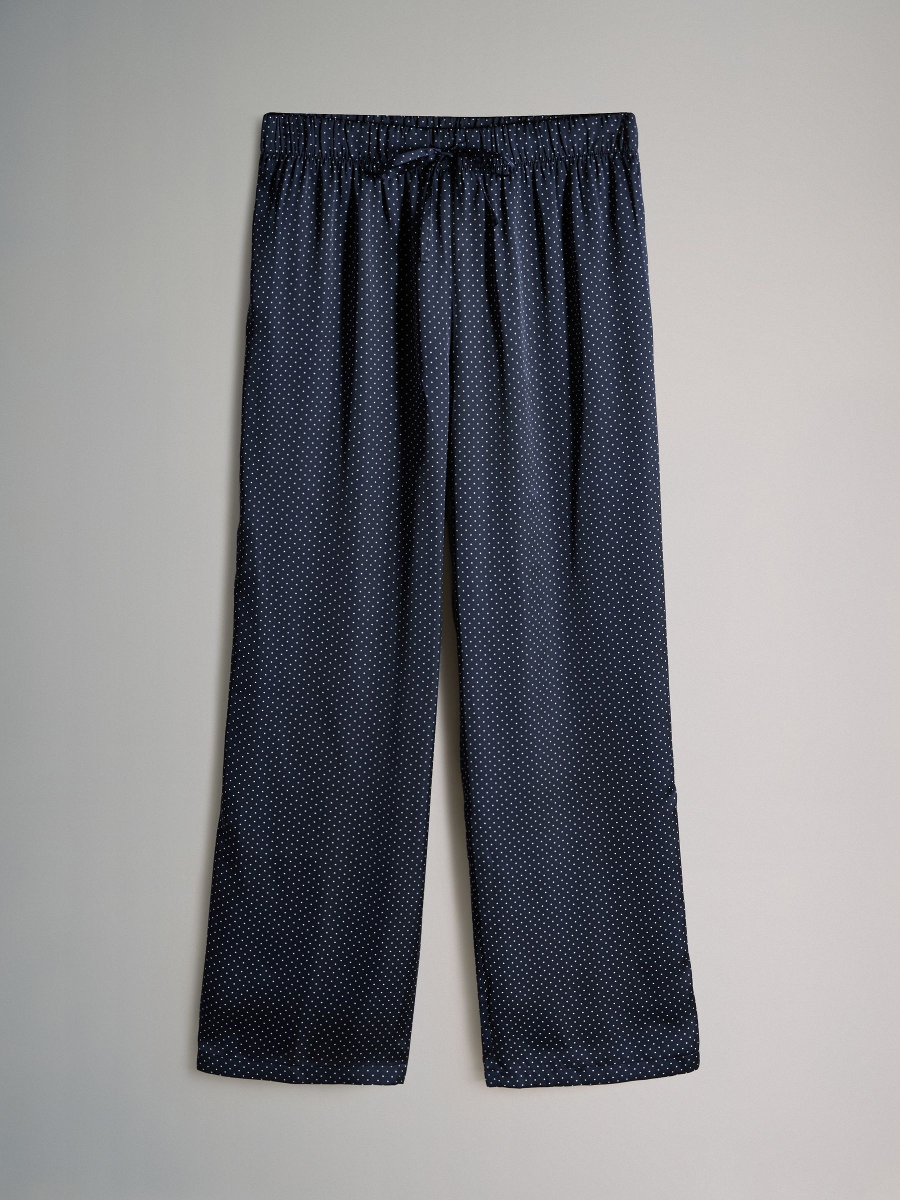 Navy Spot/Berry 2 Pack Satin Pyjamas Set - Image 7 of 10