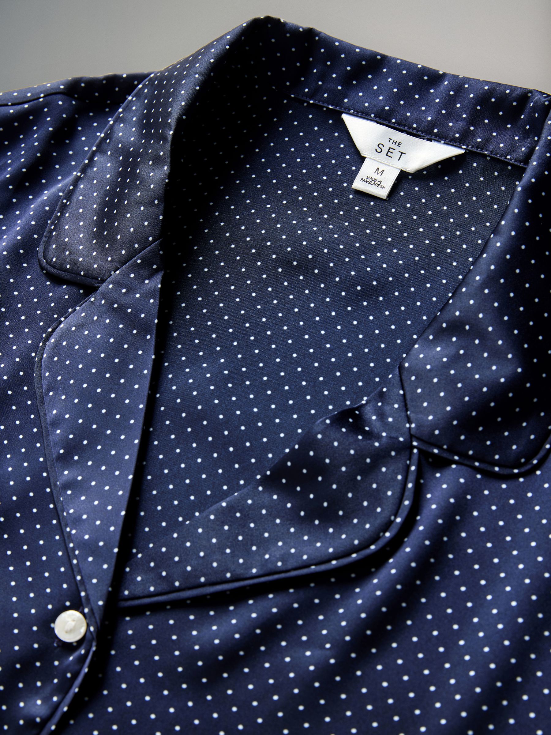 Navy Spot/Berry 2 Pack Satin Nightshirts - Image 6 of 6 Navy Spot/Berry 2 Pack Satin Nightshirts - Image 6 of 6