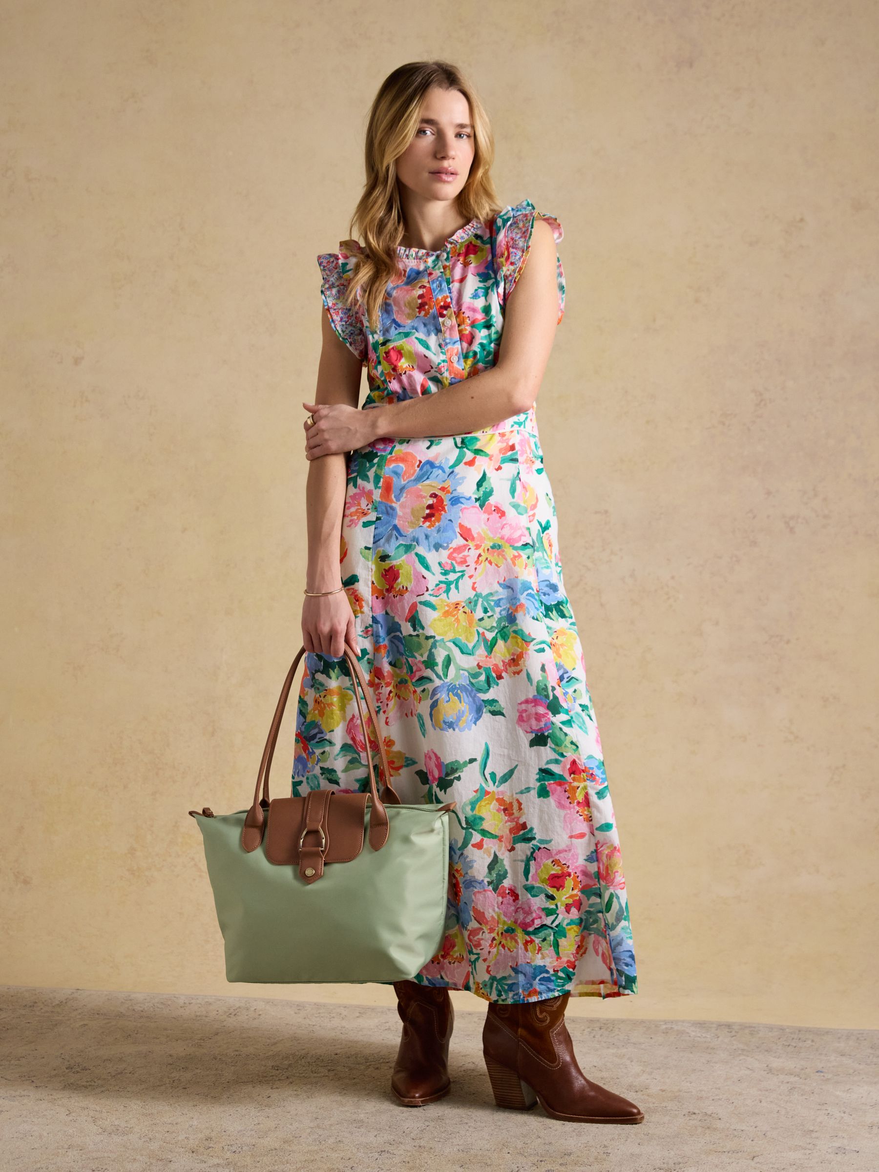 Edie Light Green Shopper bag - Image 2 of 8