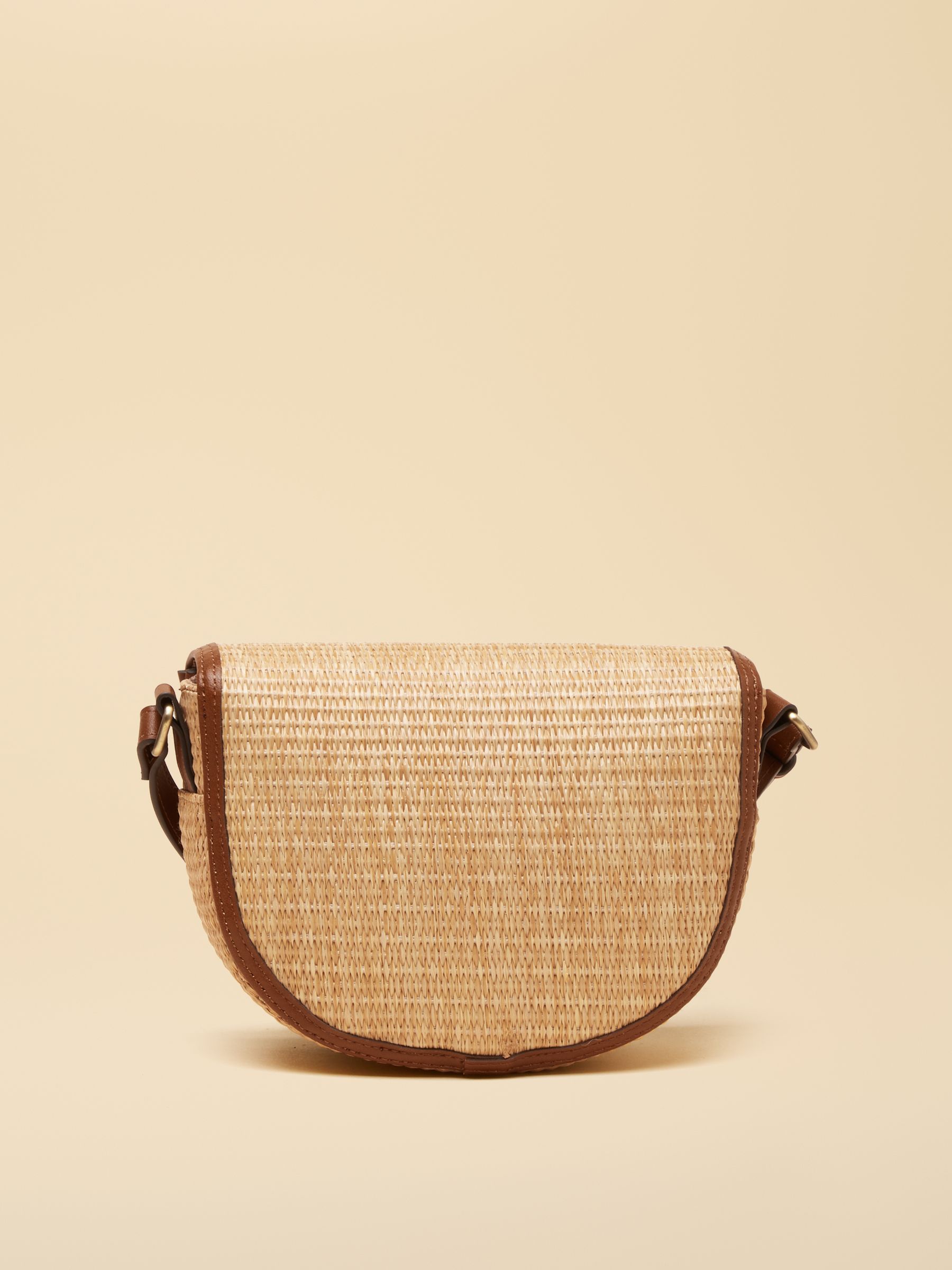 Daphne Neutral Straw Bag - Image 7 of 8
