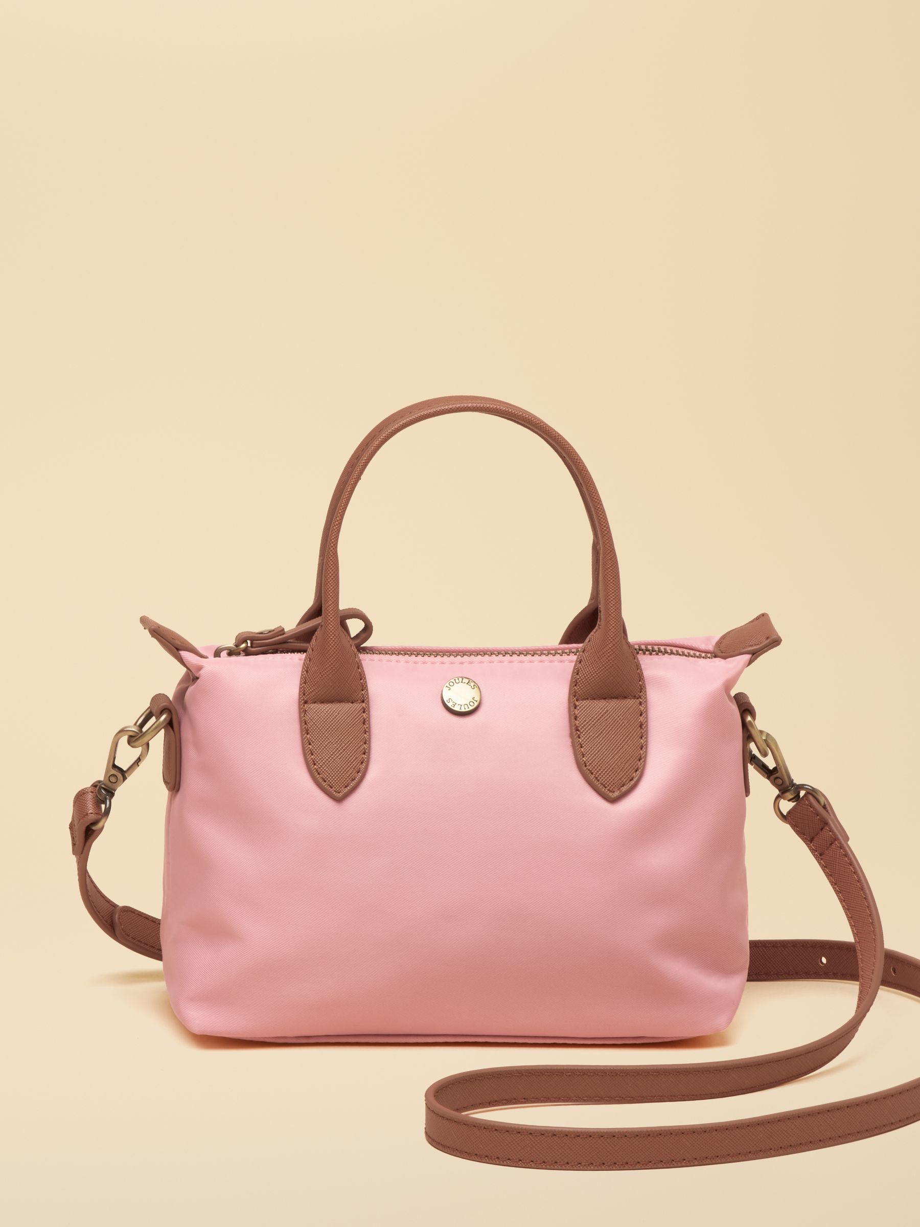Edie Light Pink Crossbody Handbag - Image 1 of 8