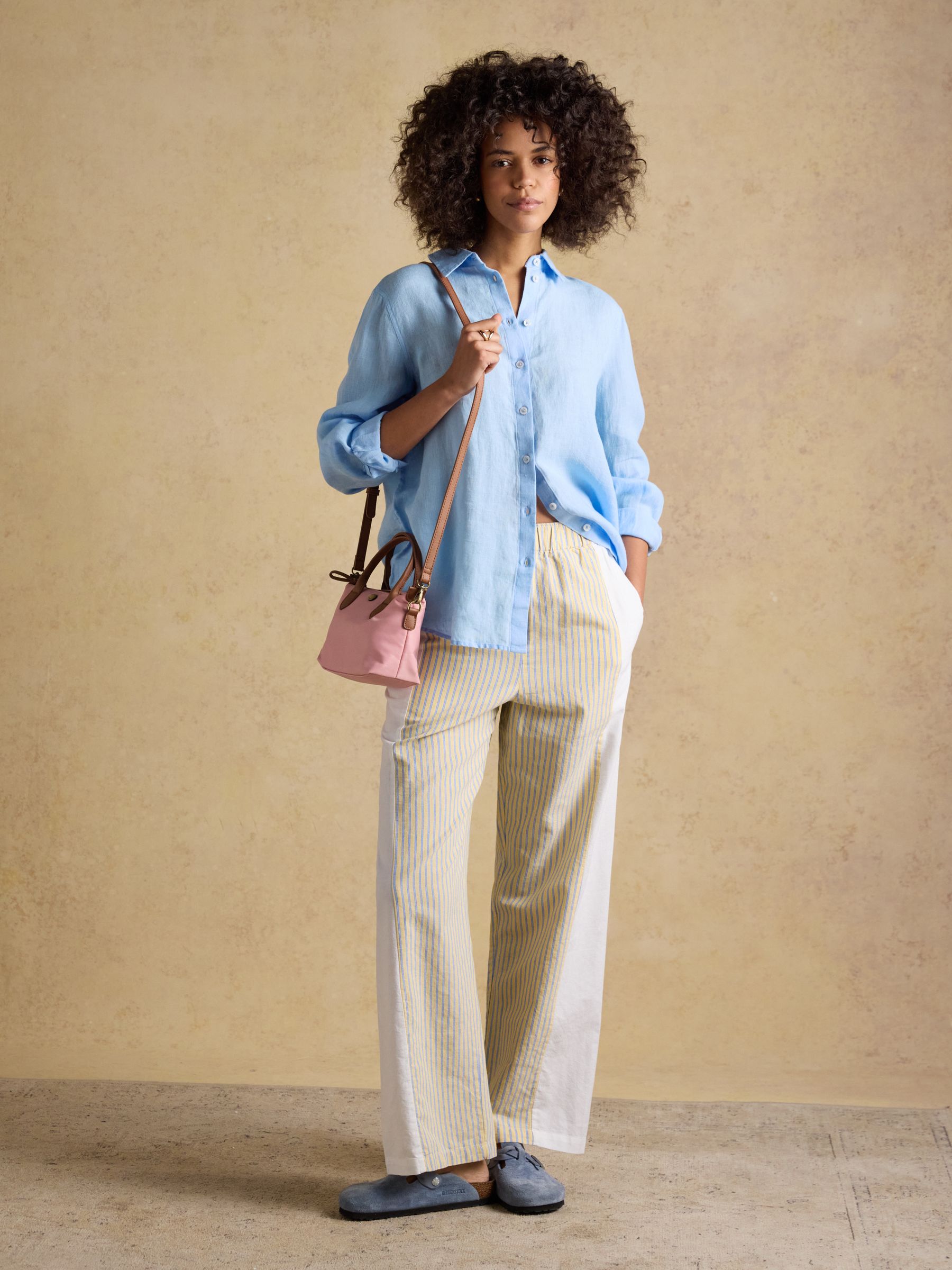 Edie Light Pink Crossbody Handbag - Image 3 of 8