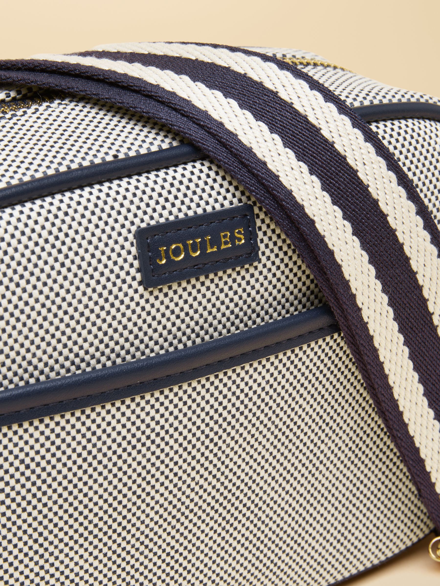 Blair Navy Canvas Cross Body Bag - Image 8 of 8