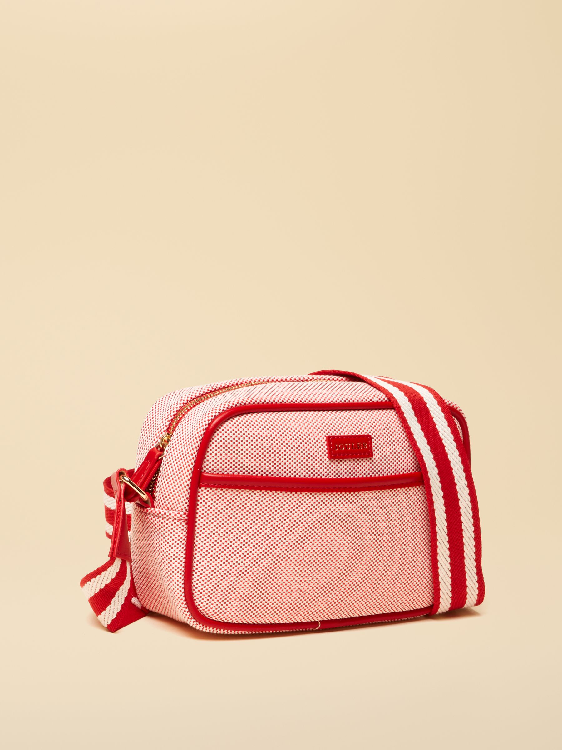 Blair Red Canvas Cross Body Bag - Image 5 of 8