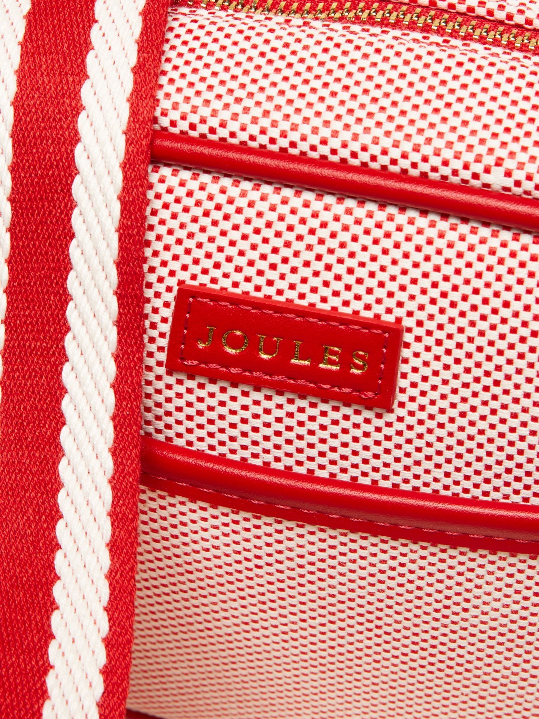 Blair Red Canvas Cross Body Bag - Image 7 of 8