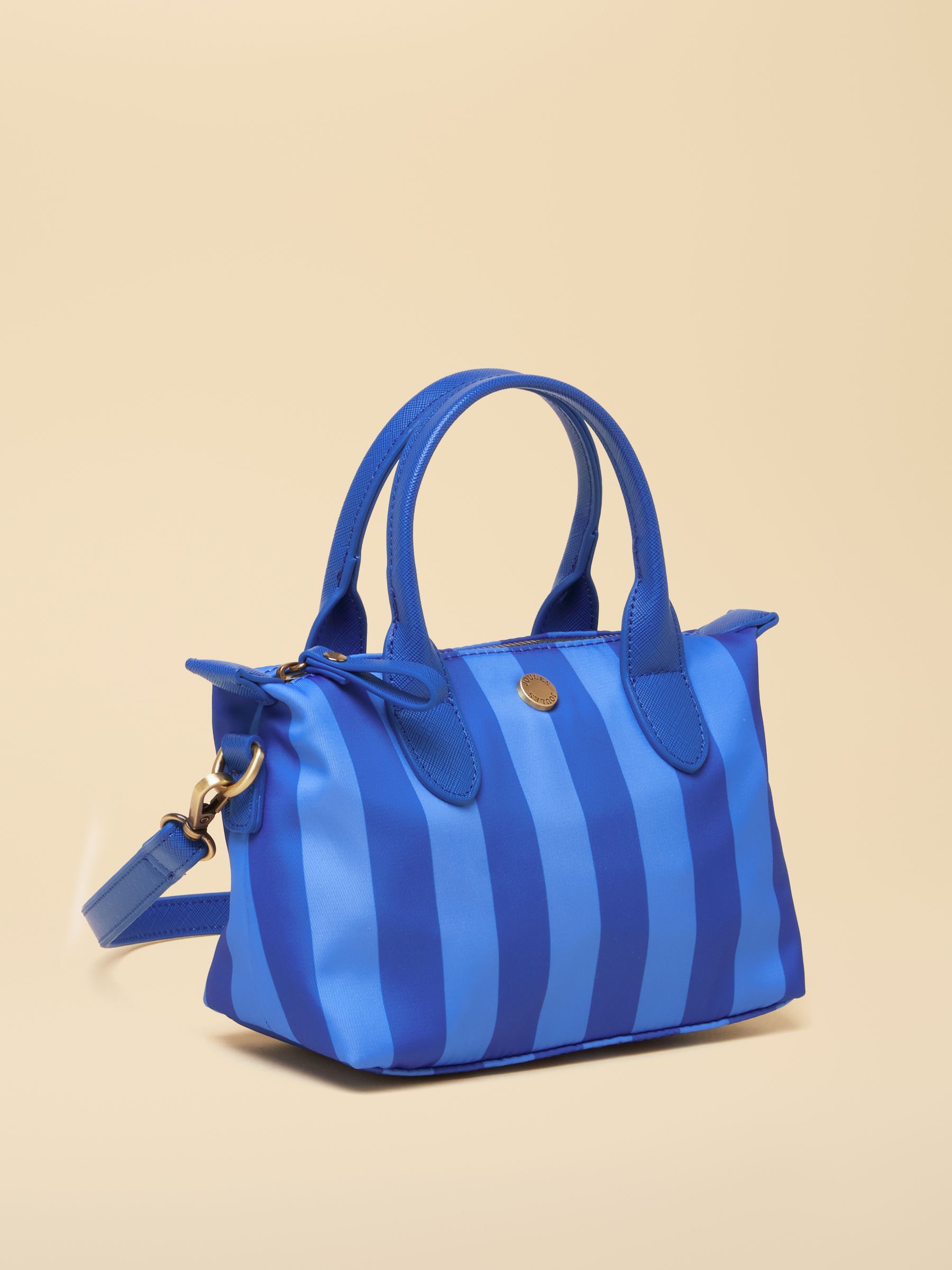 Edie Blue Striped Crossbody Handbag - Image 5 of 8