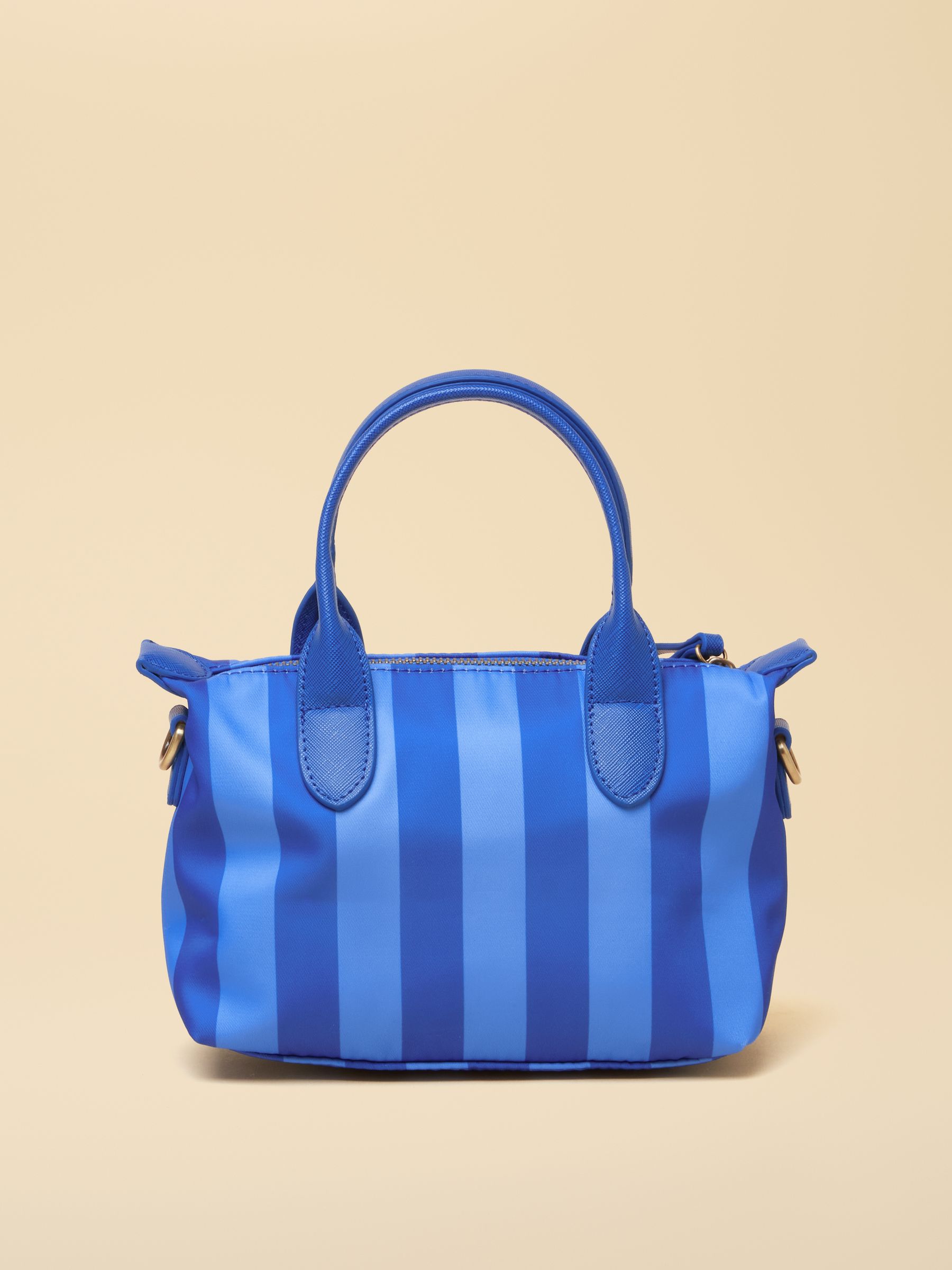 Edie Blue Striped Crossbody Handbag - Image 6 of 8