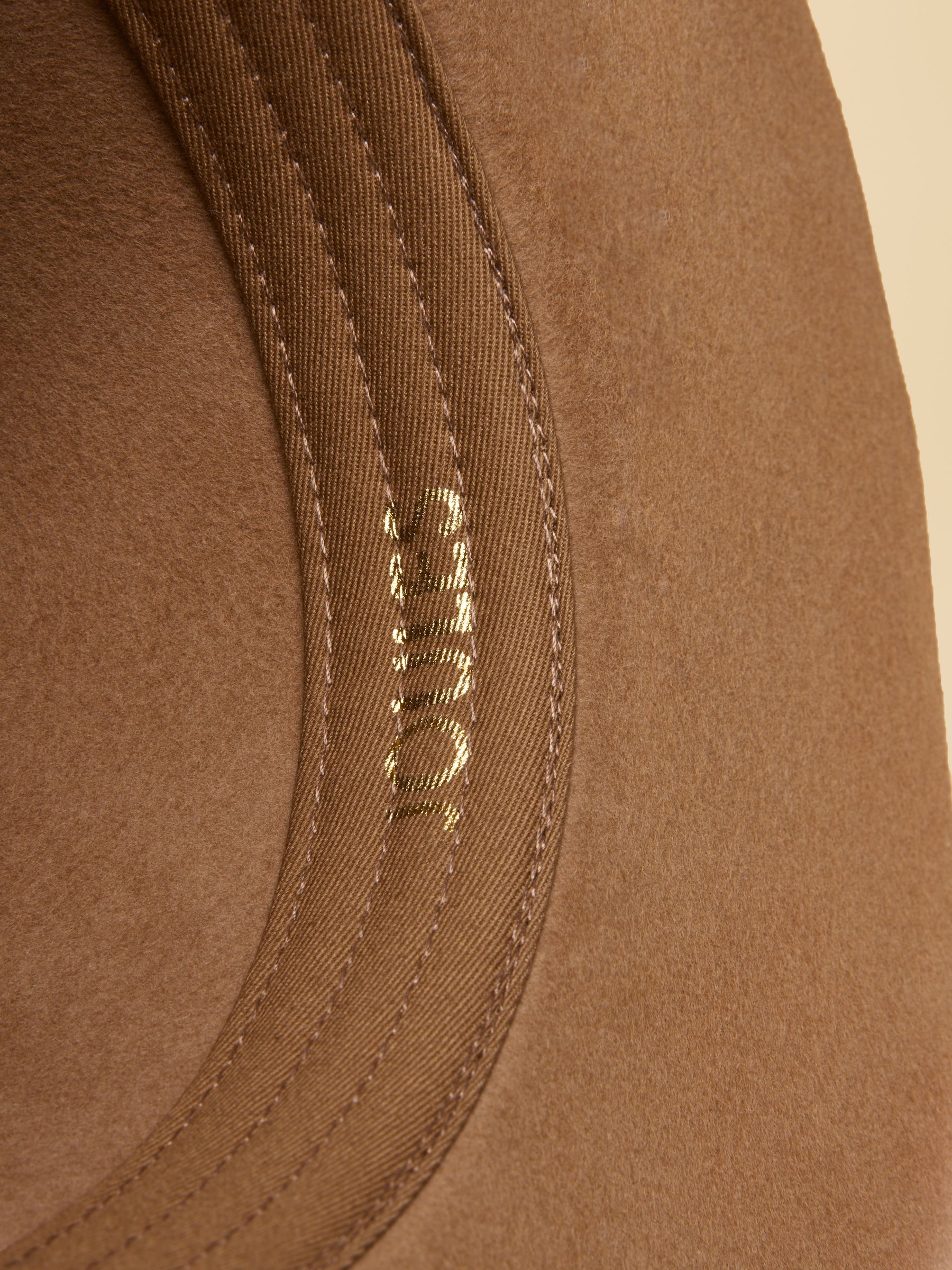 Grove Tan Brown Wool Fedora - Image 7 of 7