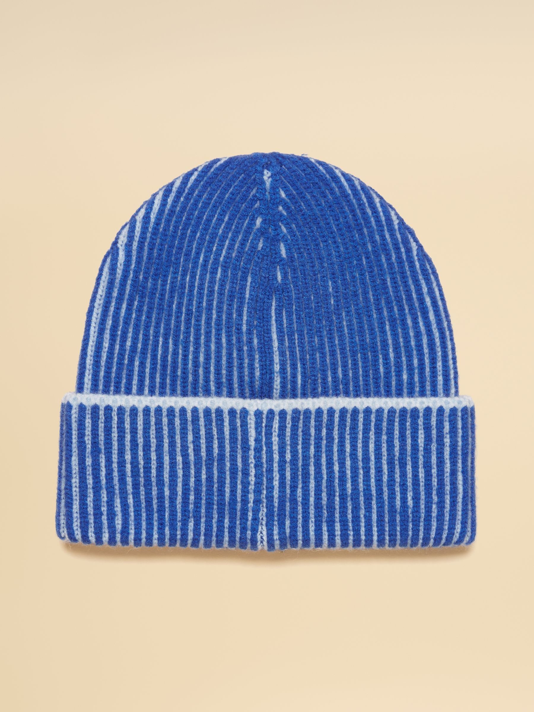 Ada Blue Plated Beanie Hat - Image 5 of 6