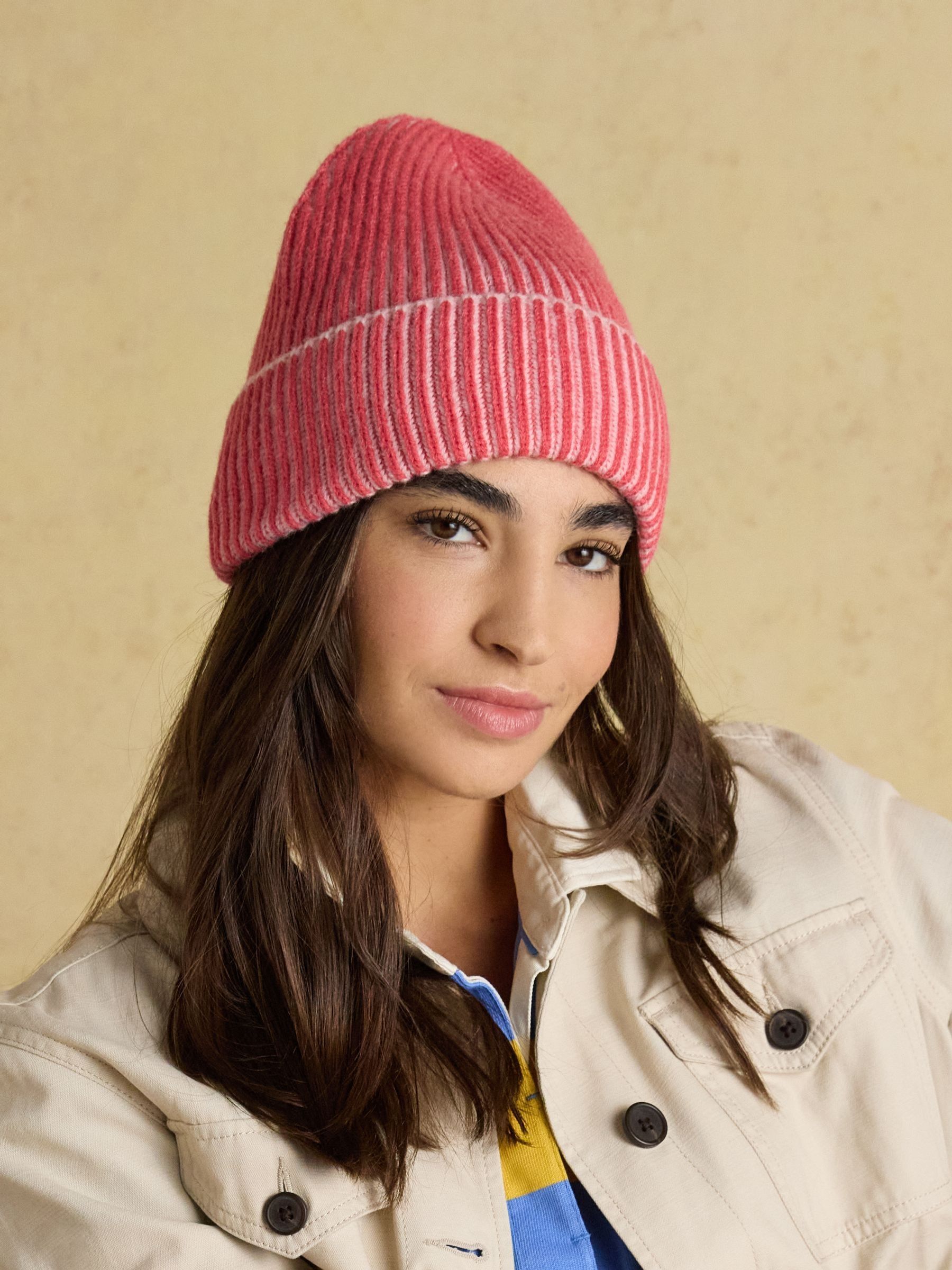 Wren Pink Beanie Hat - Image 1 of 6