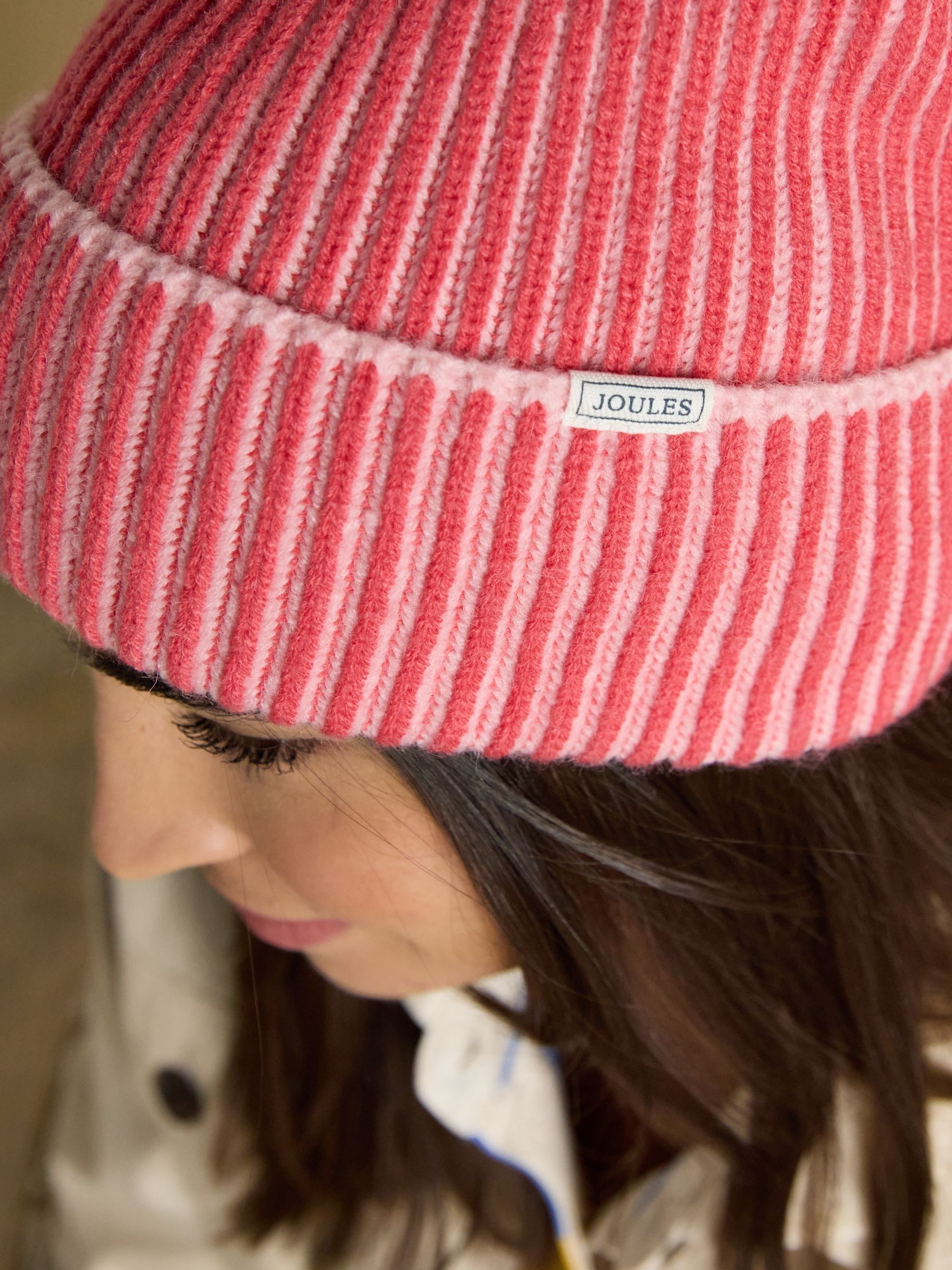 Wren Pink Beanie Hat - Image 3 of 6