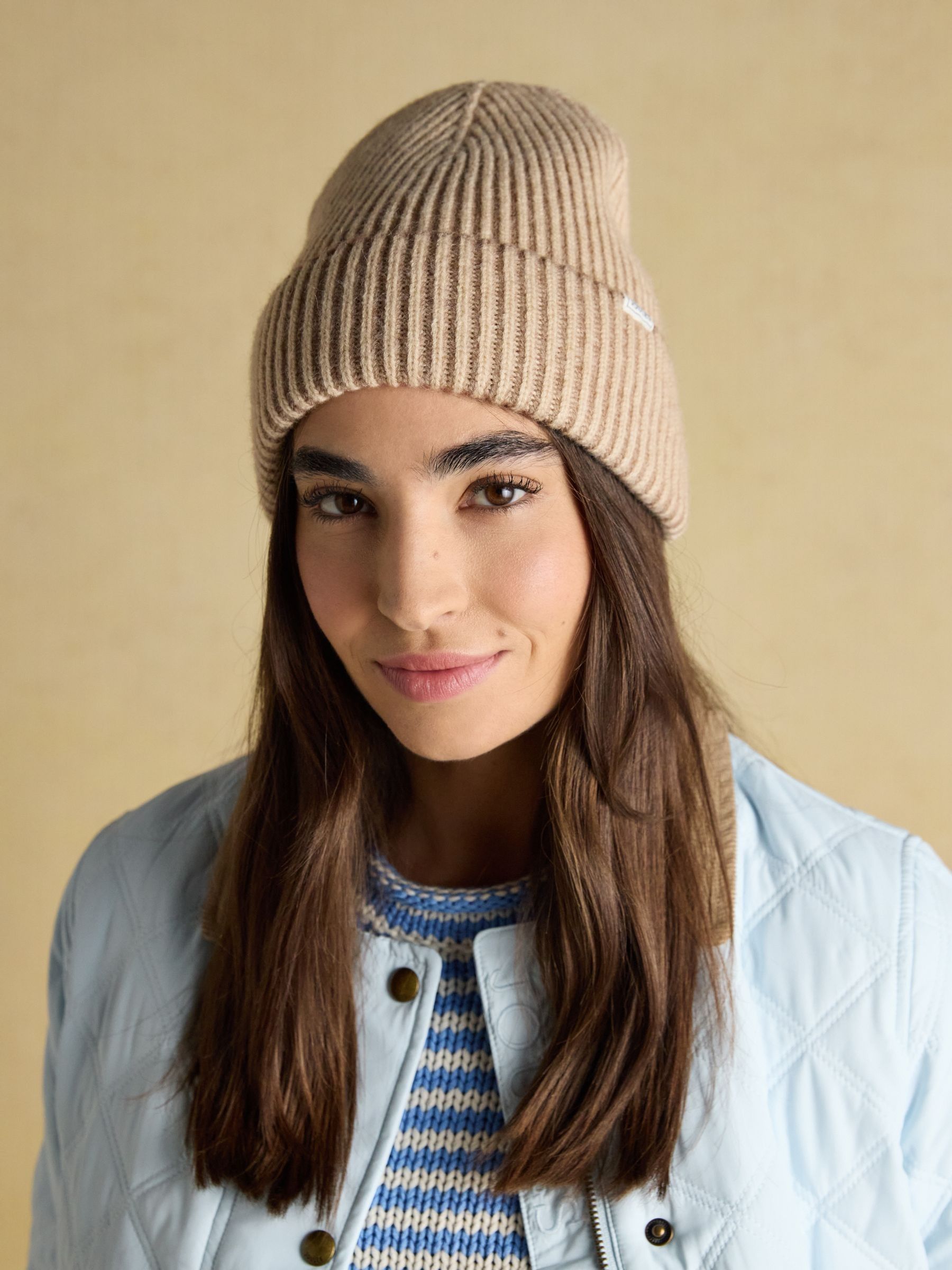 Ada Oat Plated Beanie Hat - Image 1 of 6