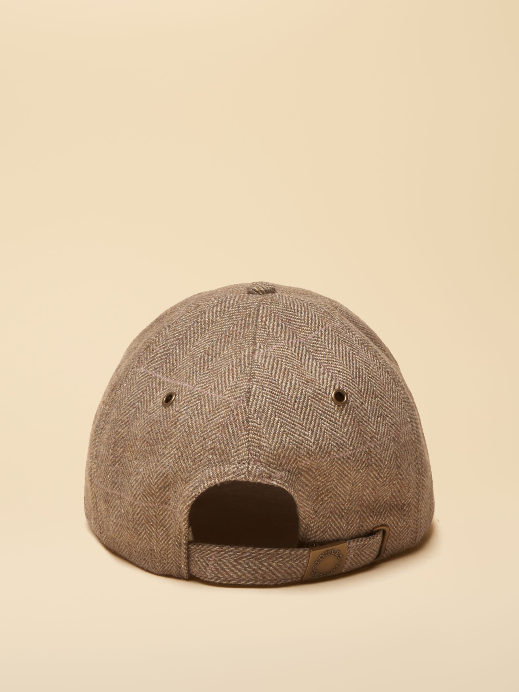 Perry Neutral Tweed Baseball Cap - Image 6 of 8
