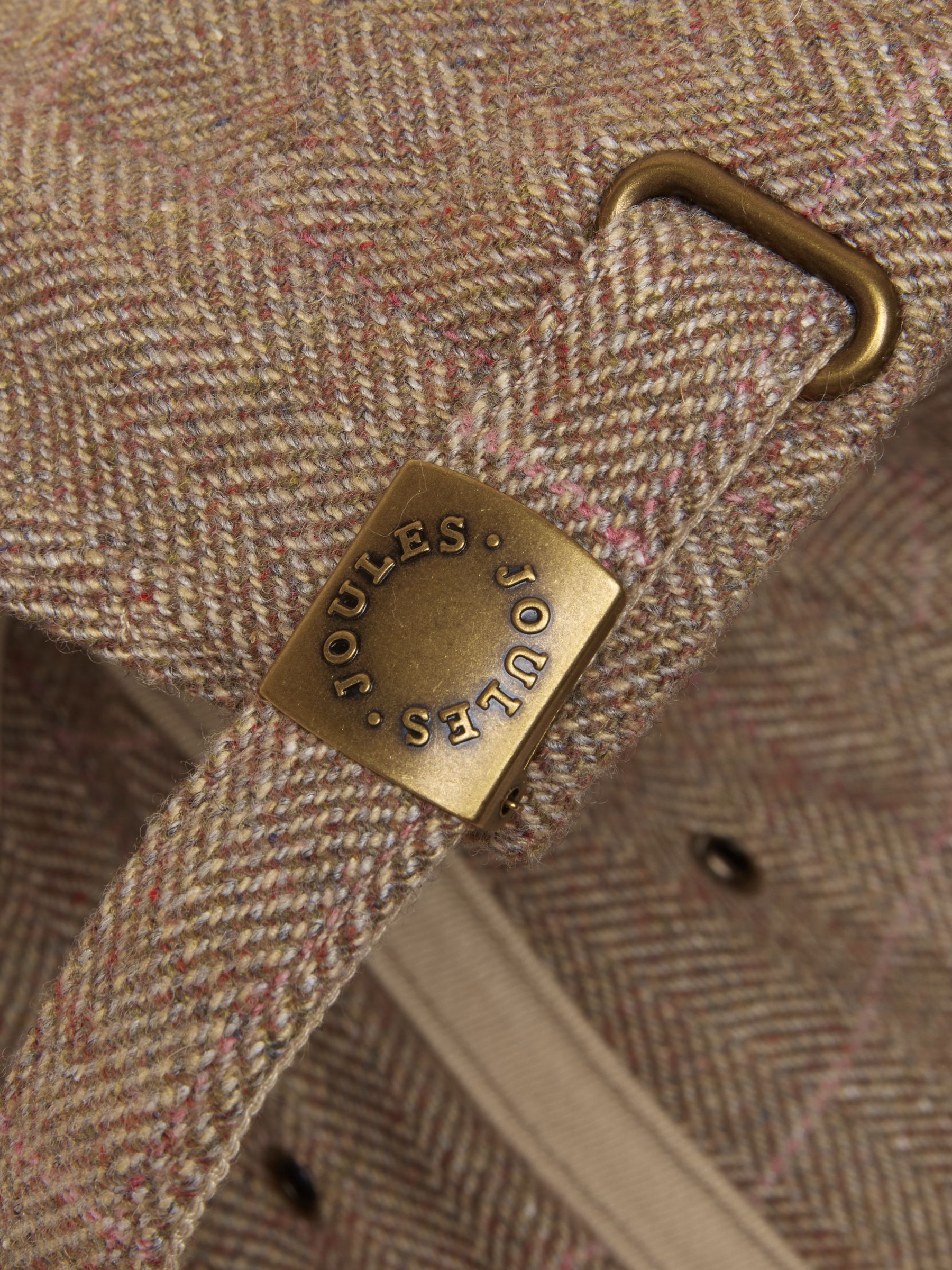 Perry Neutral Tweed Baseball Cap - Image 8 of 8